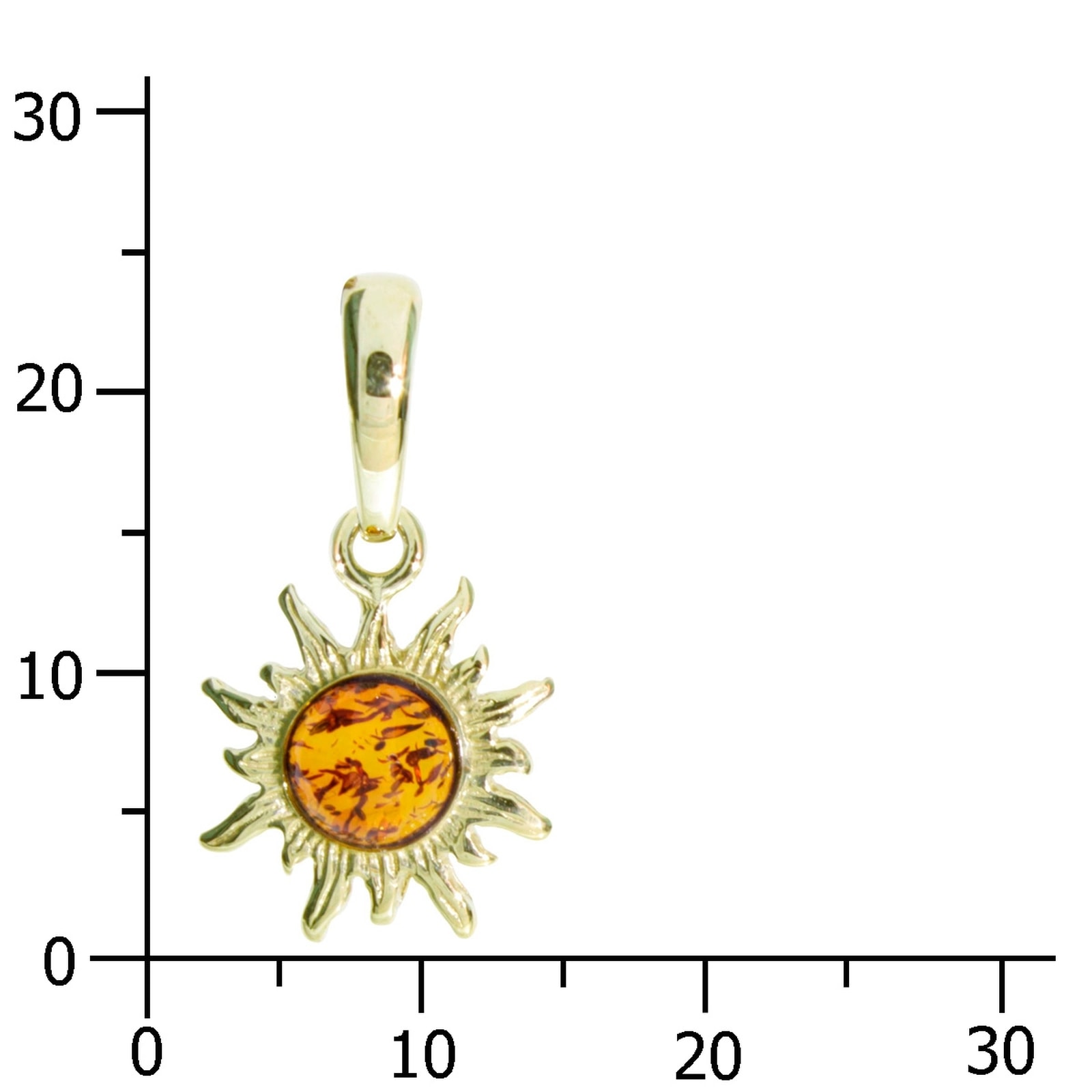 OSTSEE-SCHMUCK Kettenanhänger »Ostsee-Schmuck Anhänger Sonne Anhänger Sonne«, (1 tlg.)