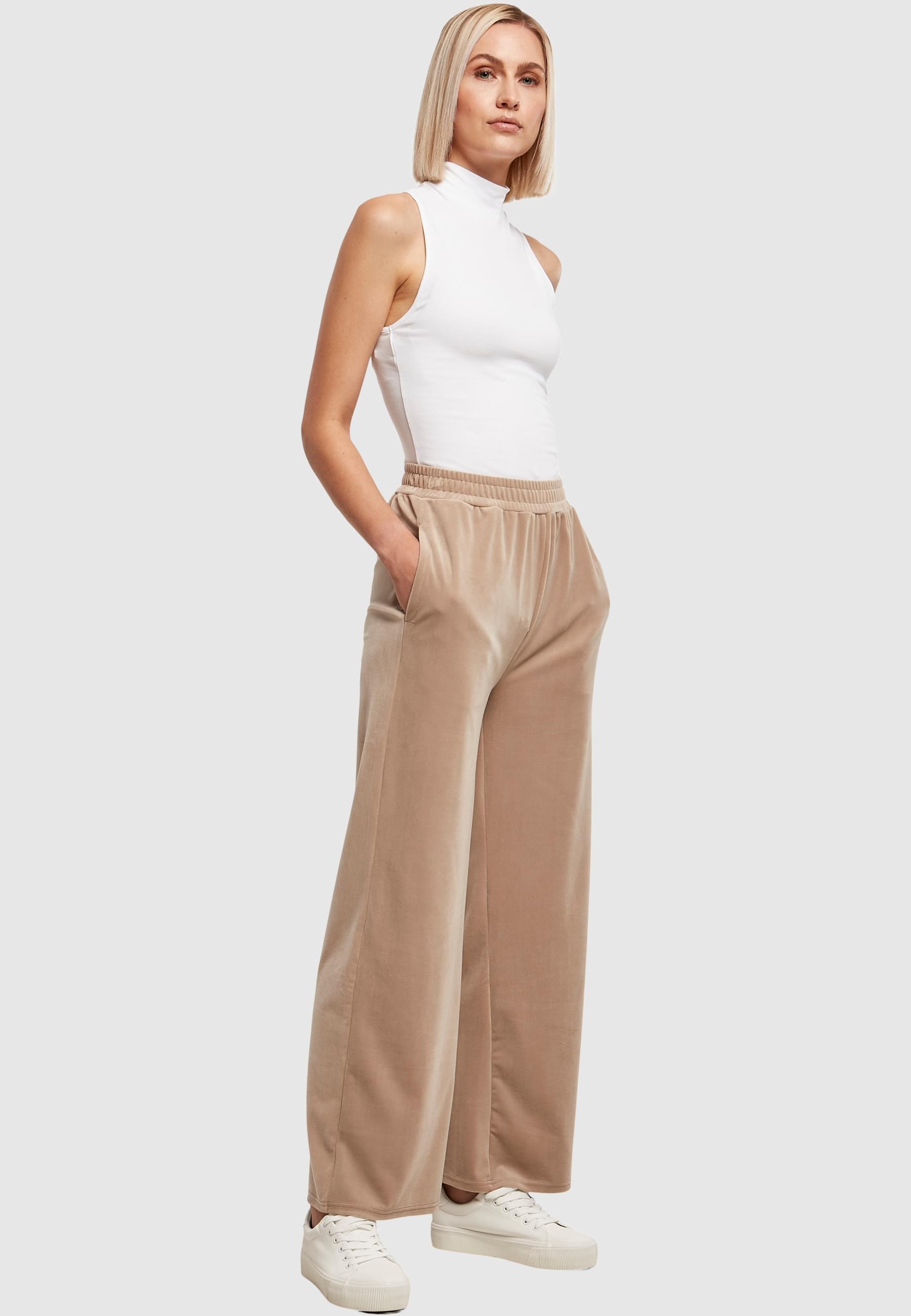 URBAN CLASSICS Stoffhose »Urban Classics Damen«, (1 tlg.)