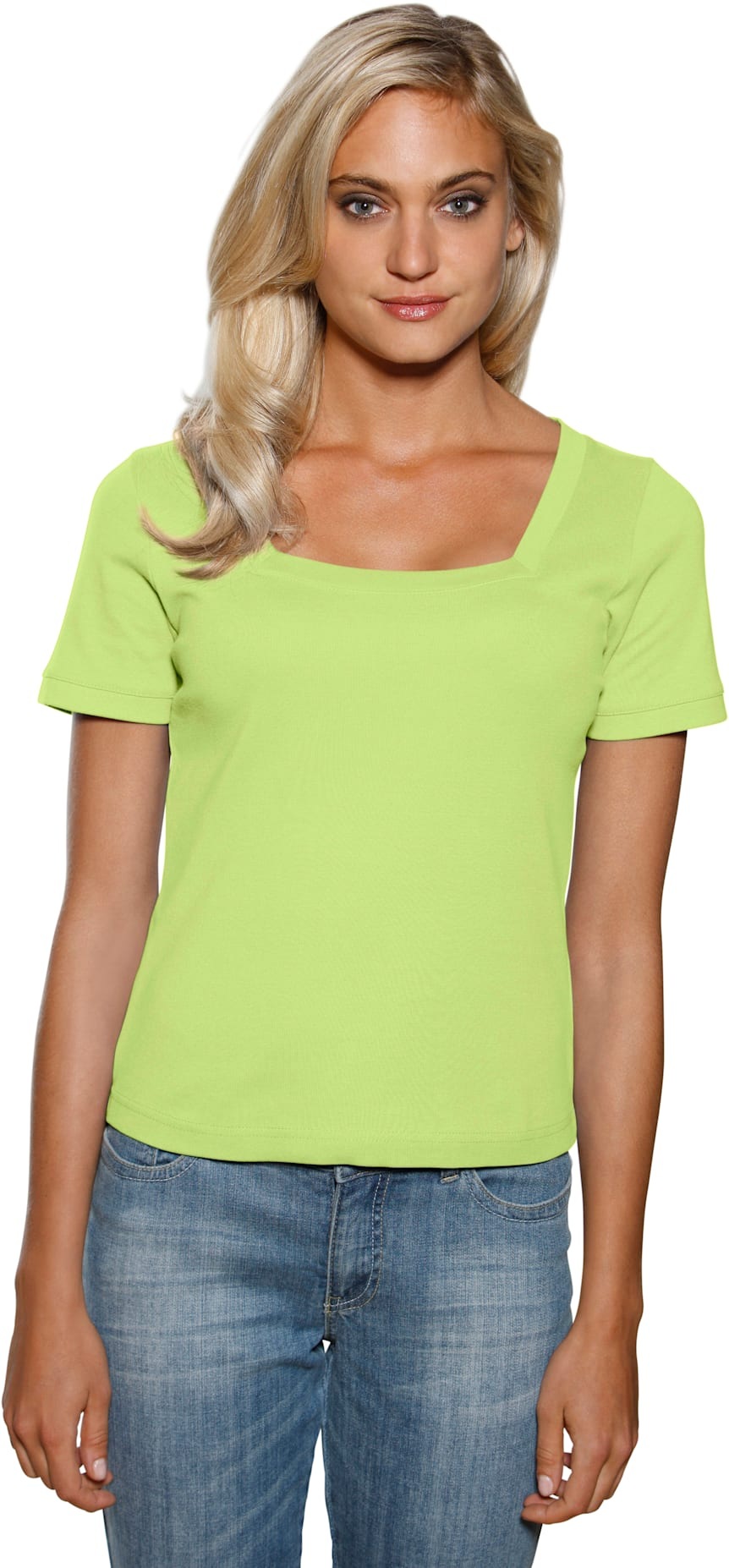 heine Kurzarmshirt »Carré-Shirt«, (1 tlg.)