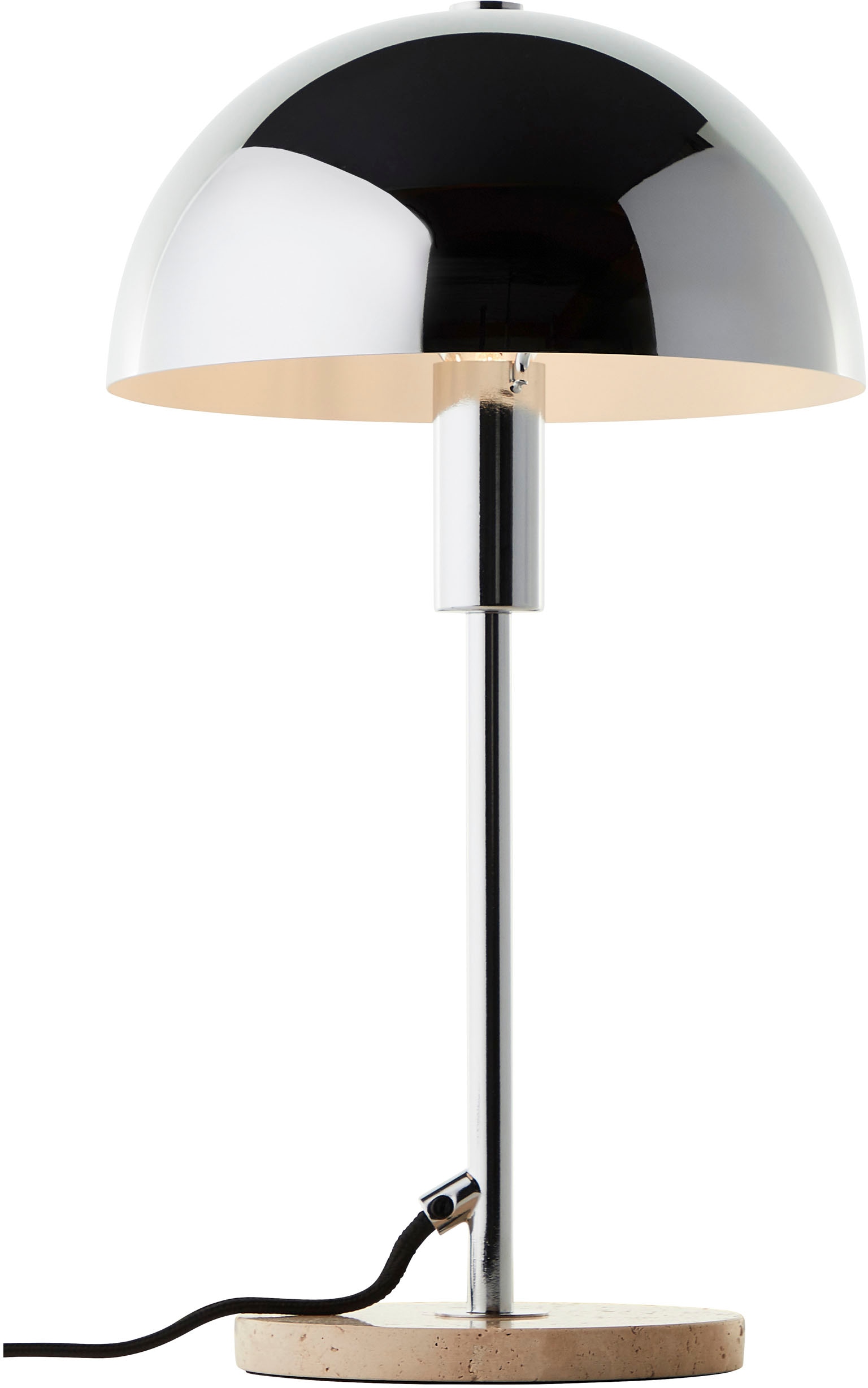 LeGer Home by Lena Gercke Tischleuchte »Linnea Pilz Lampe«, Leuchtmittel E14 | ohne Leuchtmittel, Pilzleuchte, Tischlampe, Steinsockel, Höhe 35,5 cm