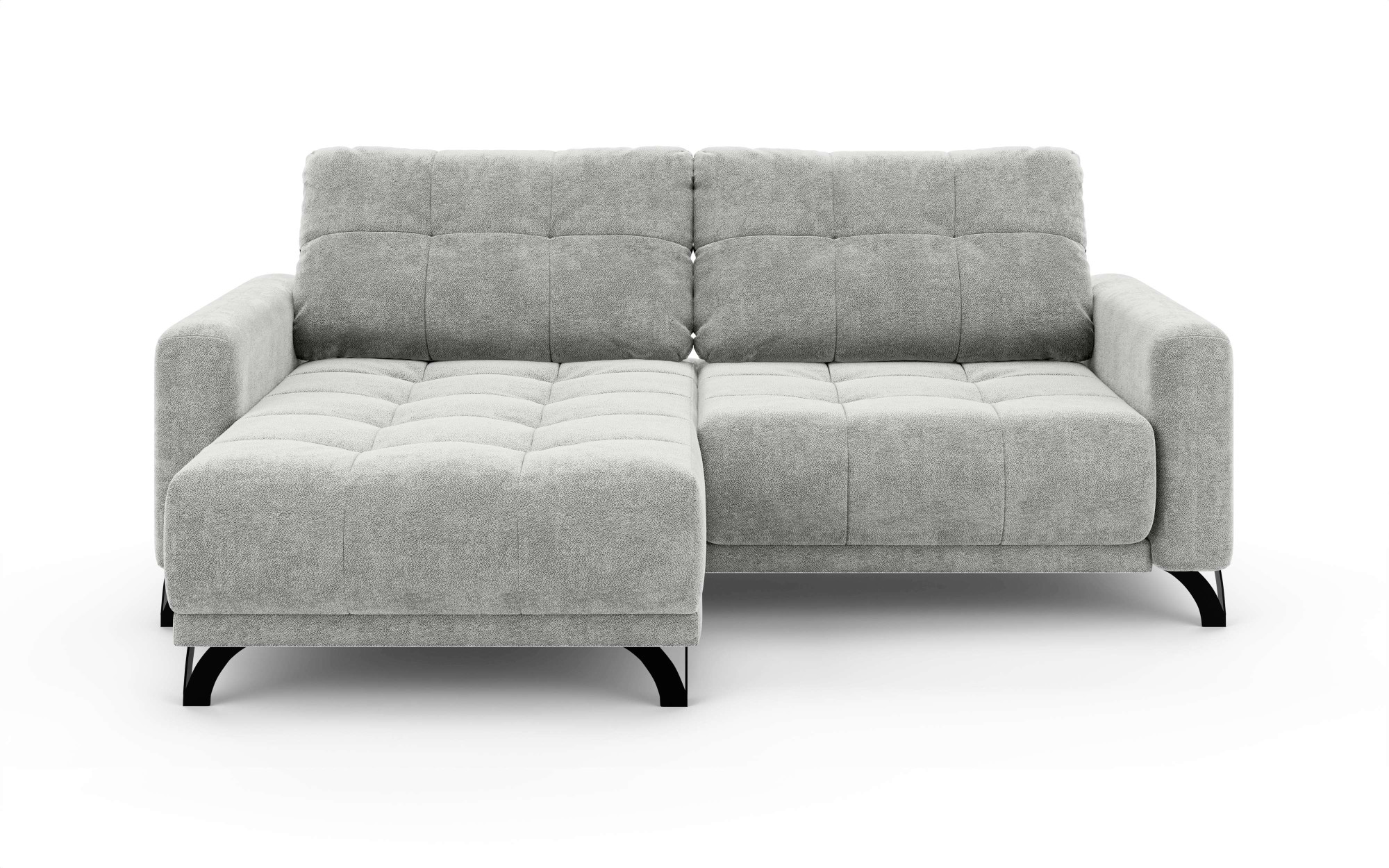 INOSIGN Ecksofa »FAIRVIEW mit verstellbaren Rückenlehne, Maße B/T/H: 234/174/93 cm«, L-Form mit Wellenunterfederung, Recamiere beidseitig montierbar