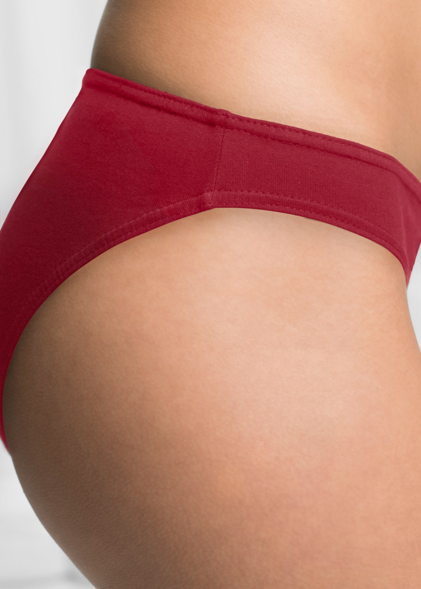 bonprix Slip »Slip (10er Pack)« Packung, 10 Stk. bequeme Passform, aus Baumwolle, verschiedene Farben, im 10er Pack