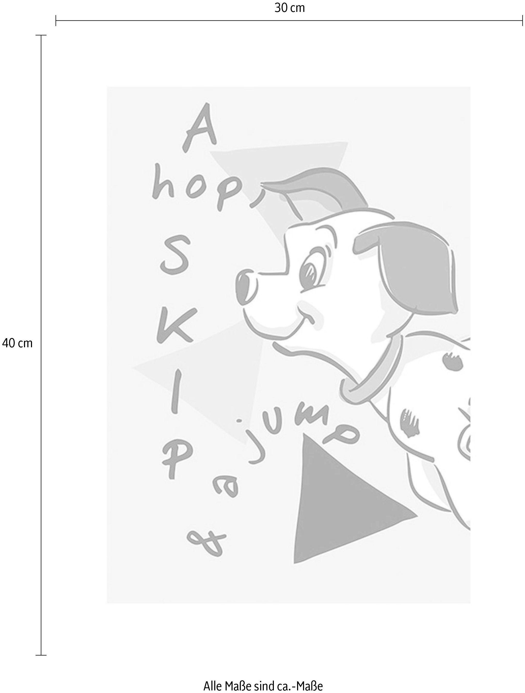 Komar Bild »101 Dalmatiner Angles« Disney 1 Stk. tlg. Wandbild zur Dekoration im Kinderzimmer - ohne Rahmen