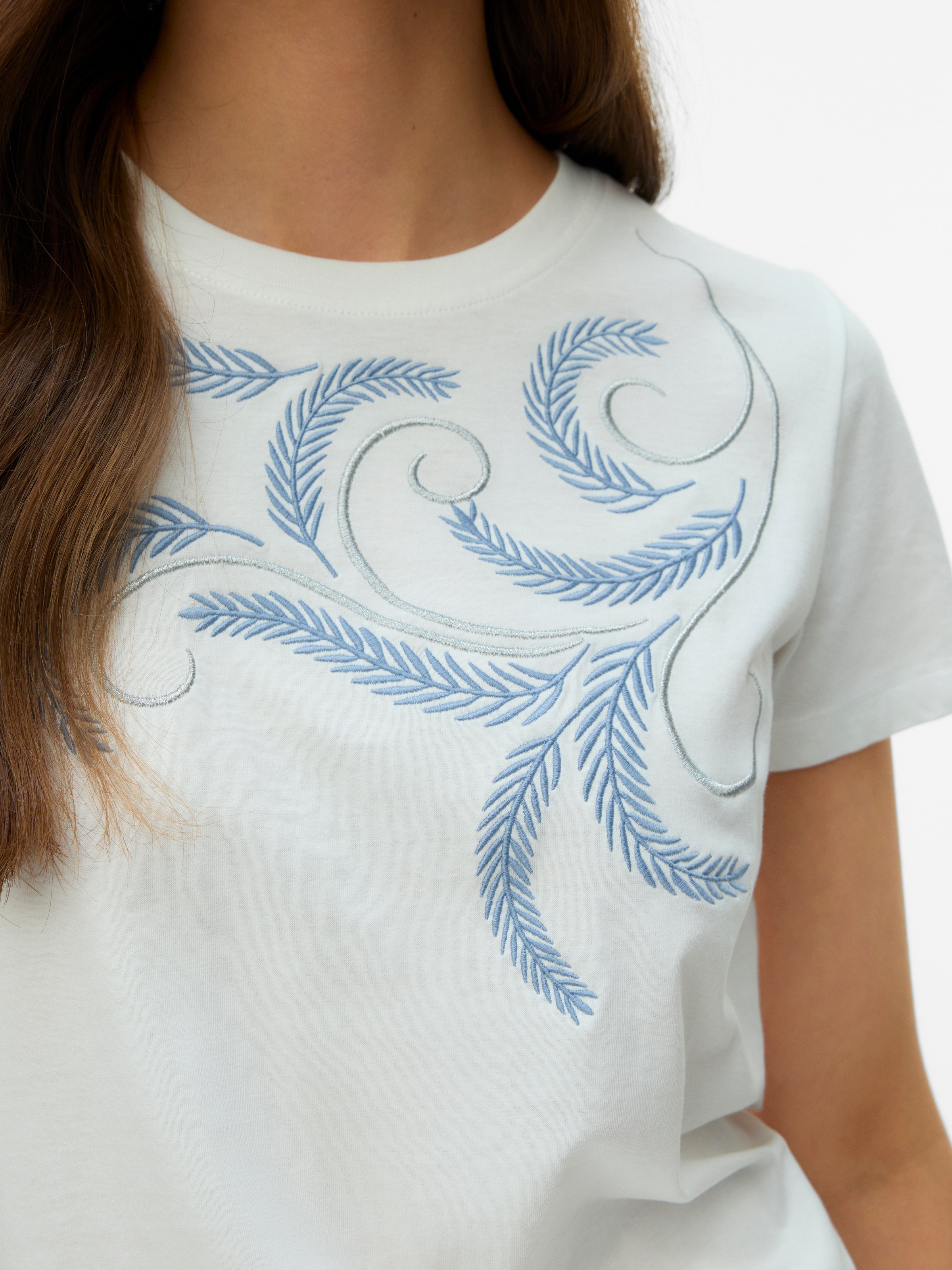 Thumbnail - Vero Moda Kurzarmshirt "VMGLOW SS TOP BOX JRS" Baumwolle