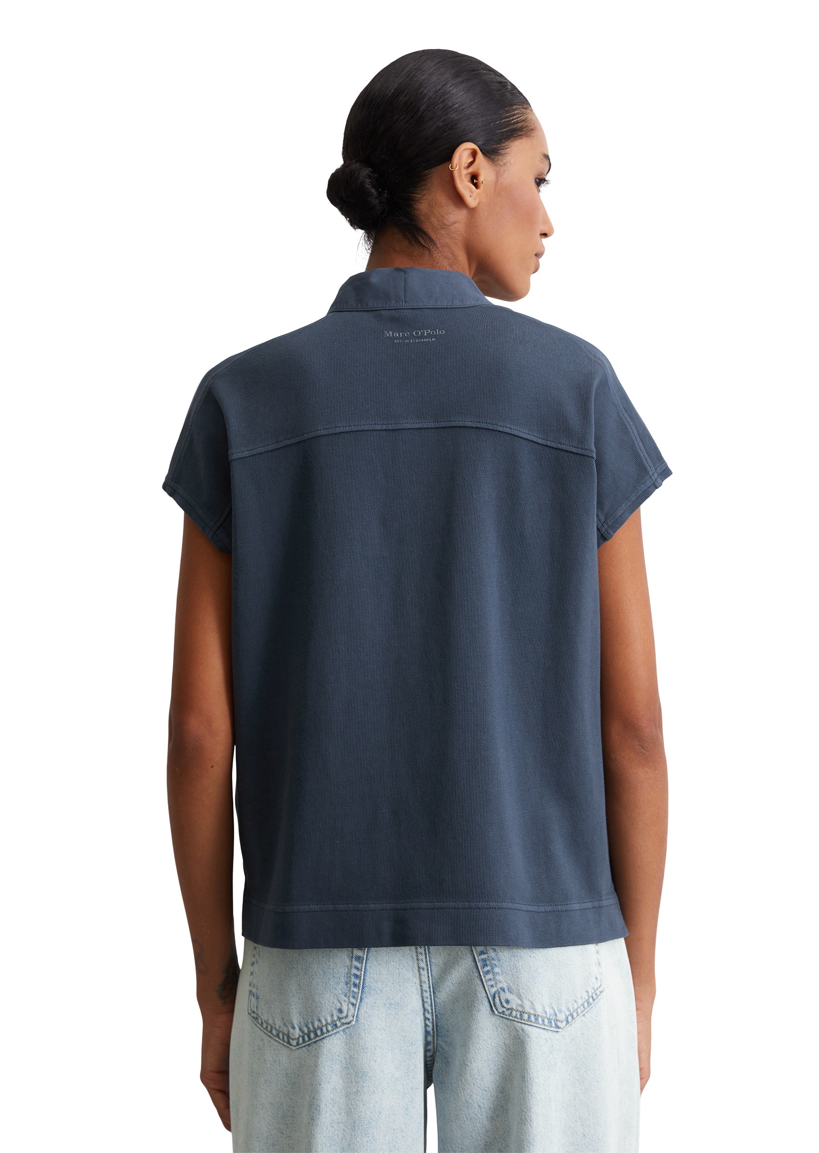 Marc OPolo Poloshirt, oversized, aus leichtem Jersey günstig online kaufen