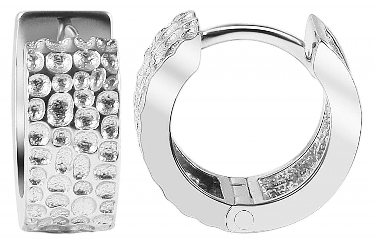 Adelia´s Paar Creolen »Damen Creolen aus rhodiniertem 925 Sterling Silber Ø 5 mm«