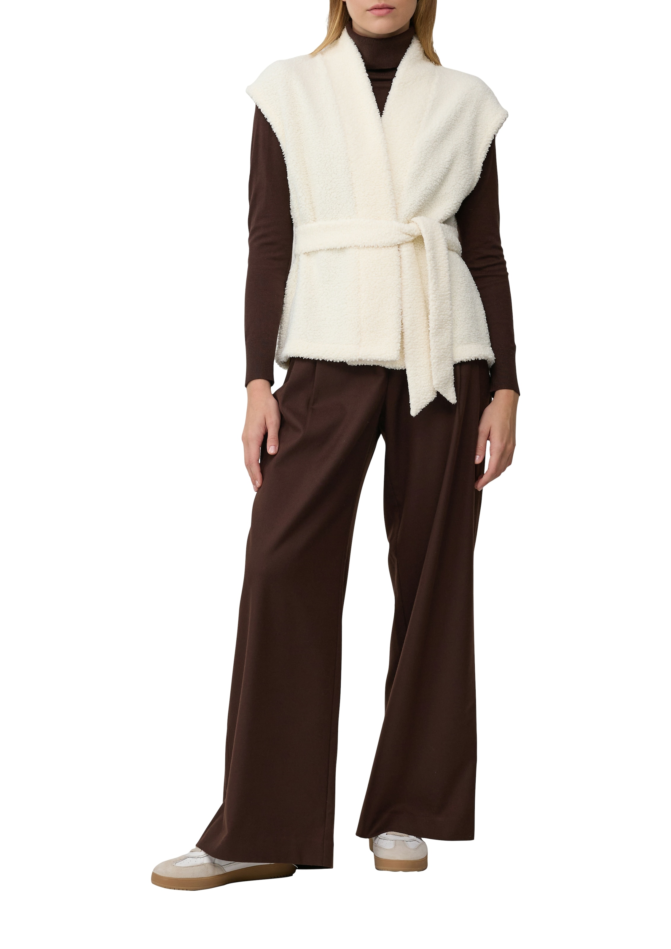 s.Oliver Strickweste mit Bindeband