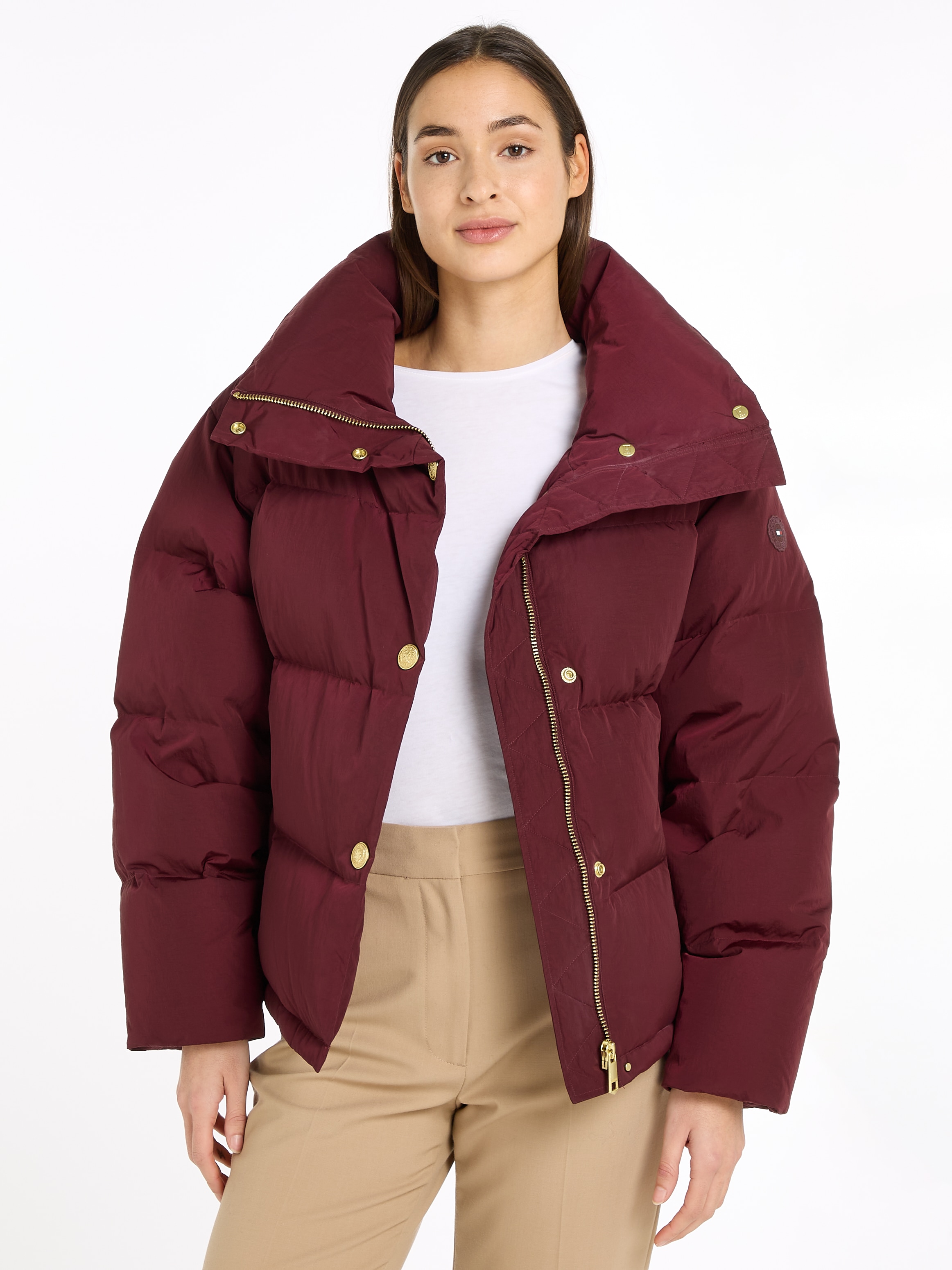 Tommy Hilfiger Steppjacke, mit Logorpägung günstig online kaufen