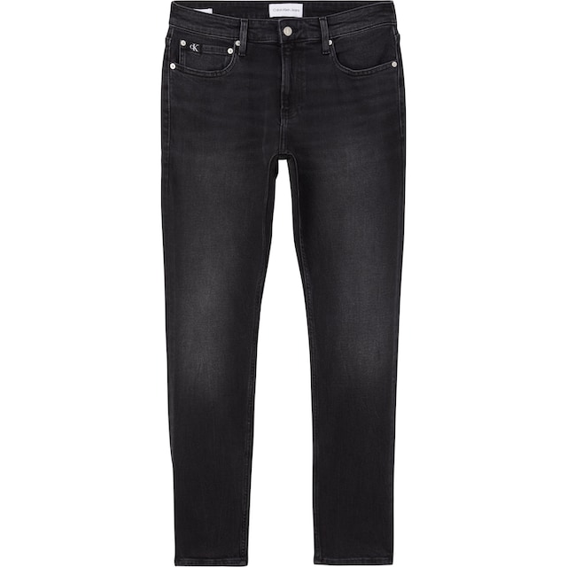 Calvin Klein Jeans Slim-fit-Jeans »SLIM«, mit Calvin Klein Leder-Badge ▷  bestellen | BAUR