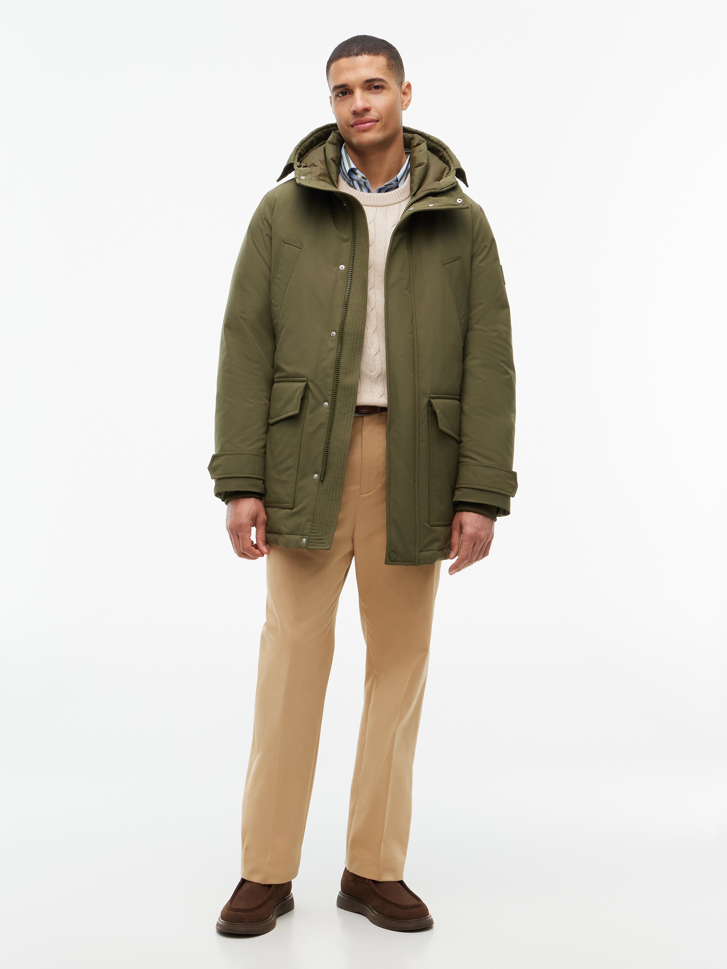 Tommy Hilfiger Parka »ROCKIE DOWN PARKA« mit Kapuze mit Daunenfüllung, regular fit