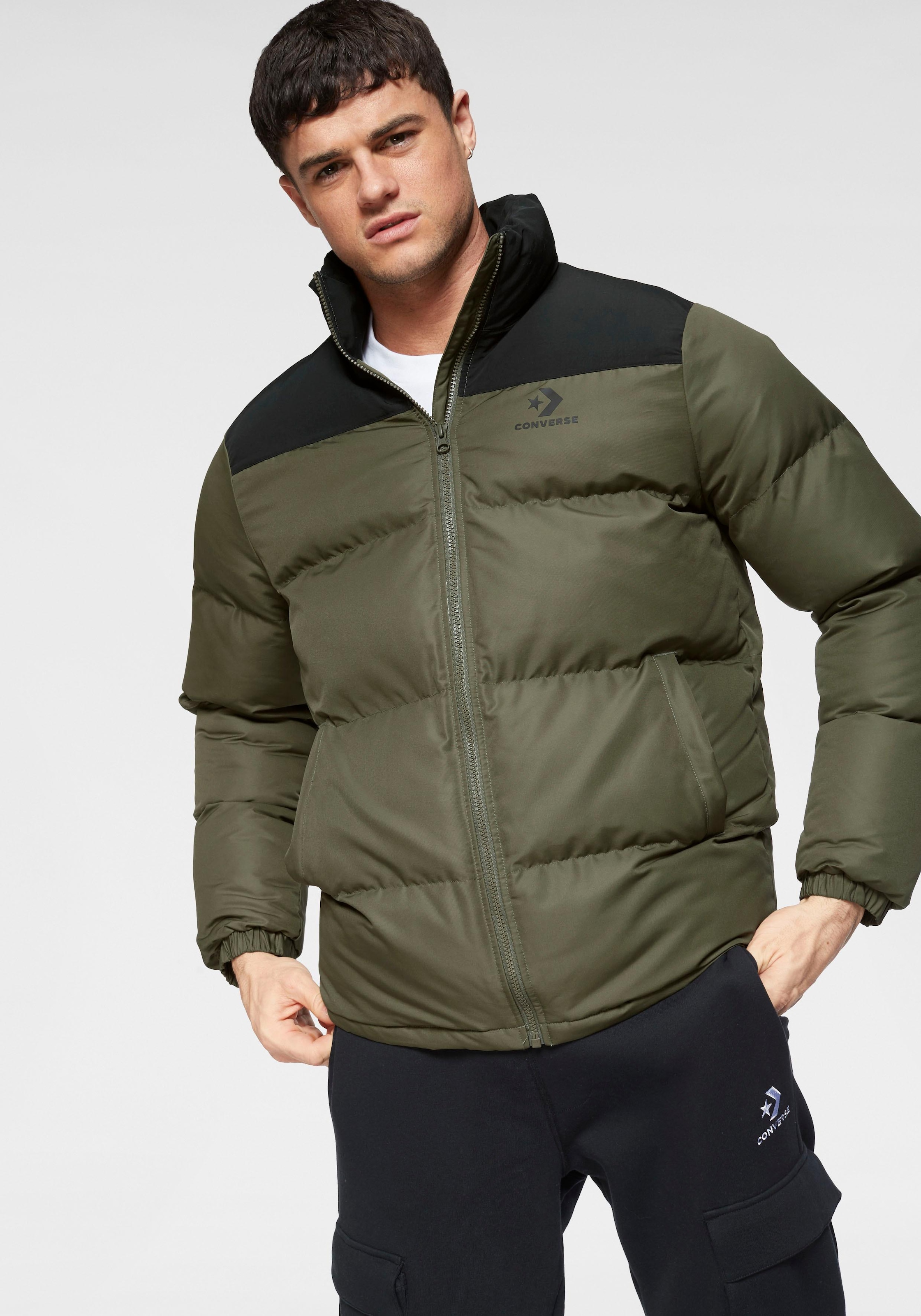 converse poly fill padded jacket