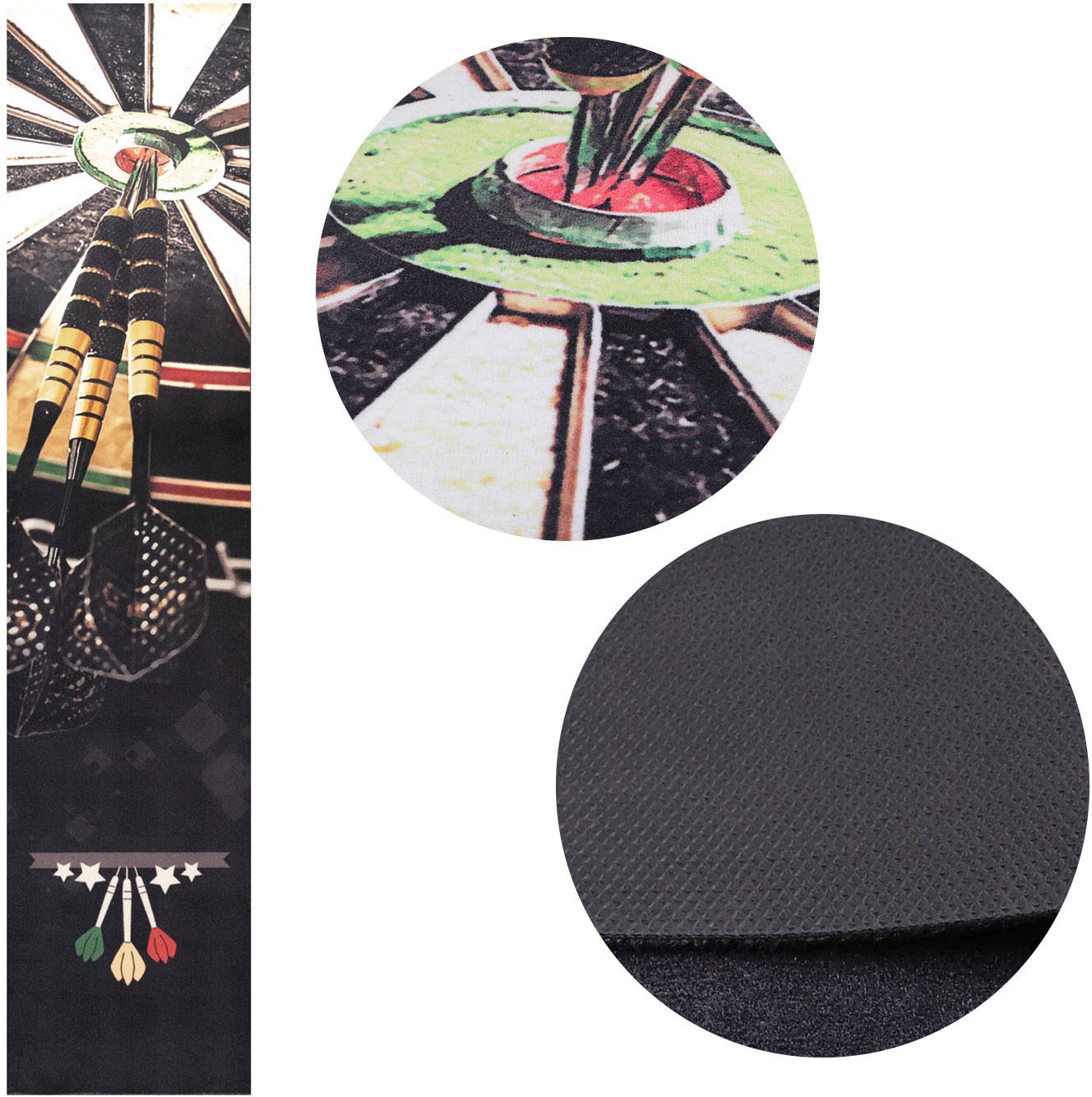 Primaflor-Ideen in Textil Läufer »Dartteppich LONDON«, rechteckig, 5 mm Höhe, Dartmatte mit offiziellem Spielabstand 237 cm, rutschhemmend