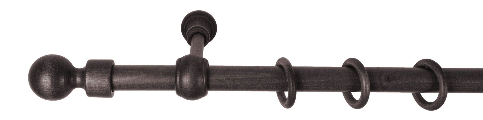 SN DECO GROUP Gardinenstange "Giro" 1 läufig-läufig Fixmaß 28 mm, Holz, ver günstig online kaufen