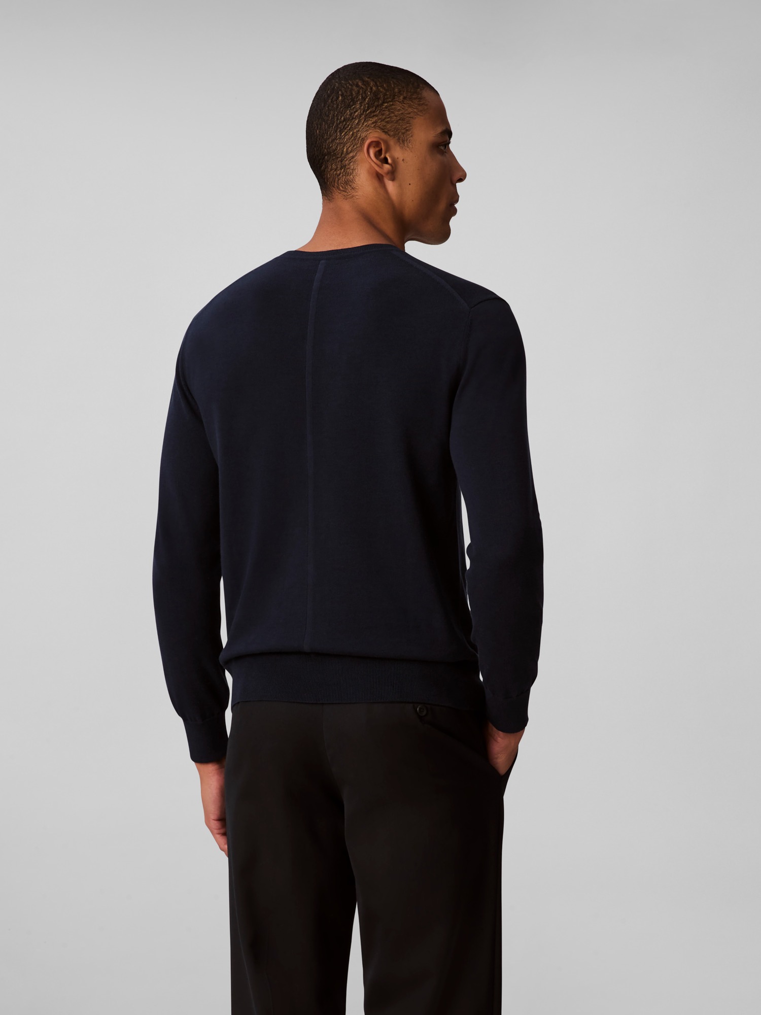 Calvin Klein Strickpullover "LS SUPIMA COTTON CREW 14GG" Mit Rundhalsaussch günstig online kaufen