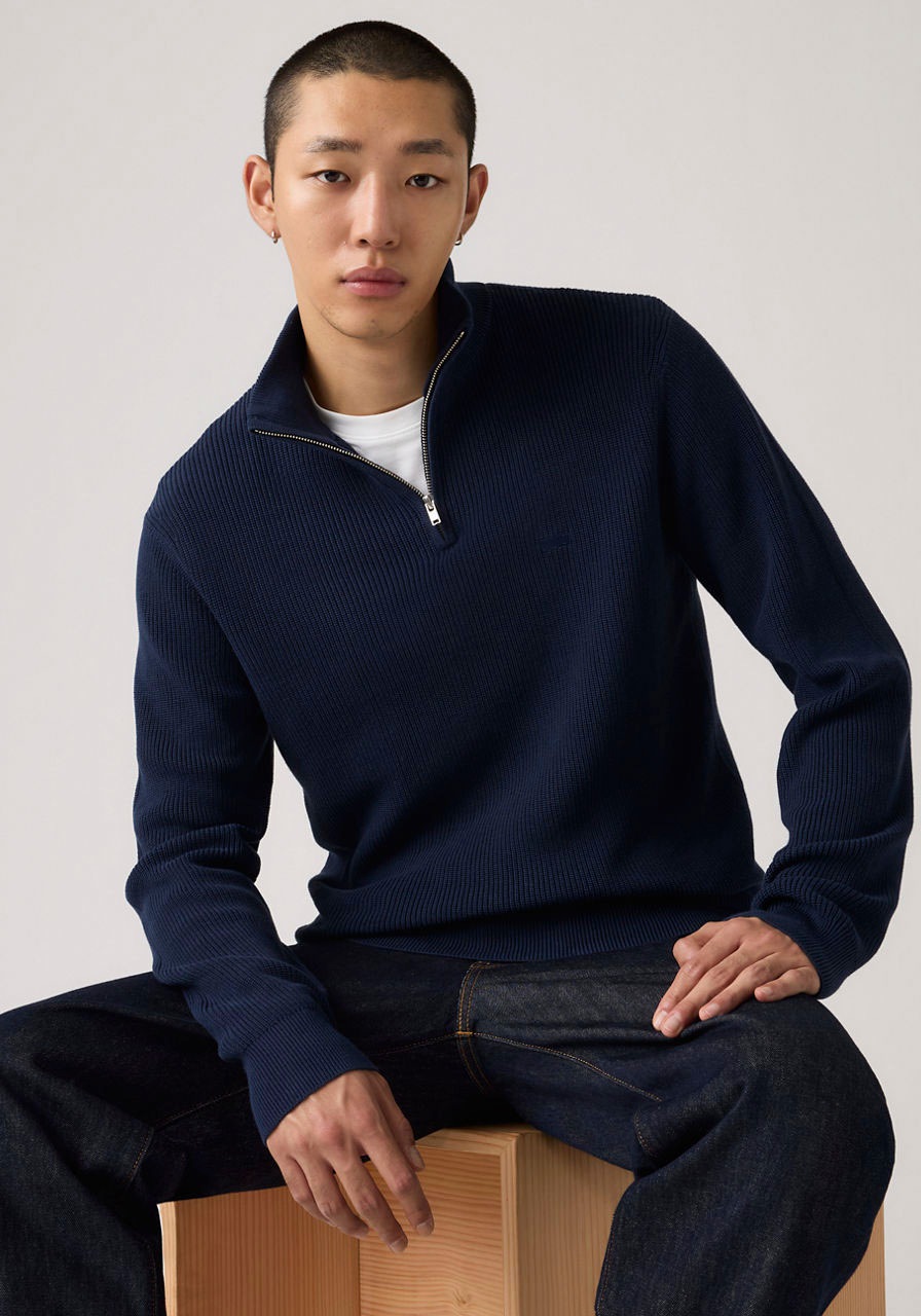 Levis Strickpullover "HM QUARTER ZIP SWEATER" günstig online kaufen