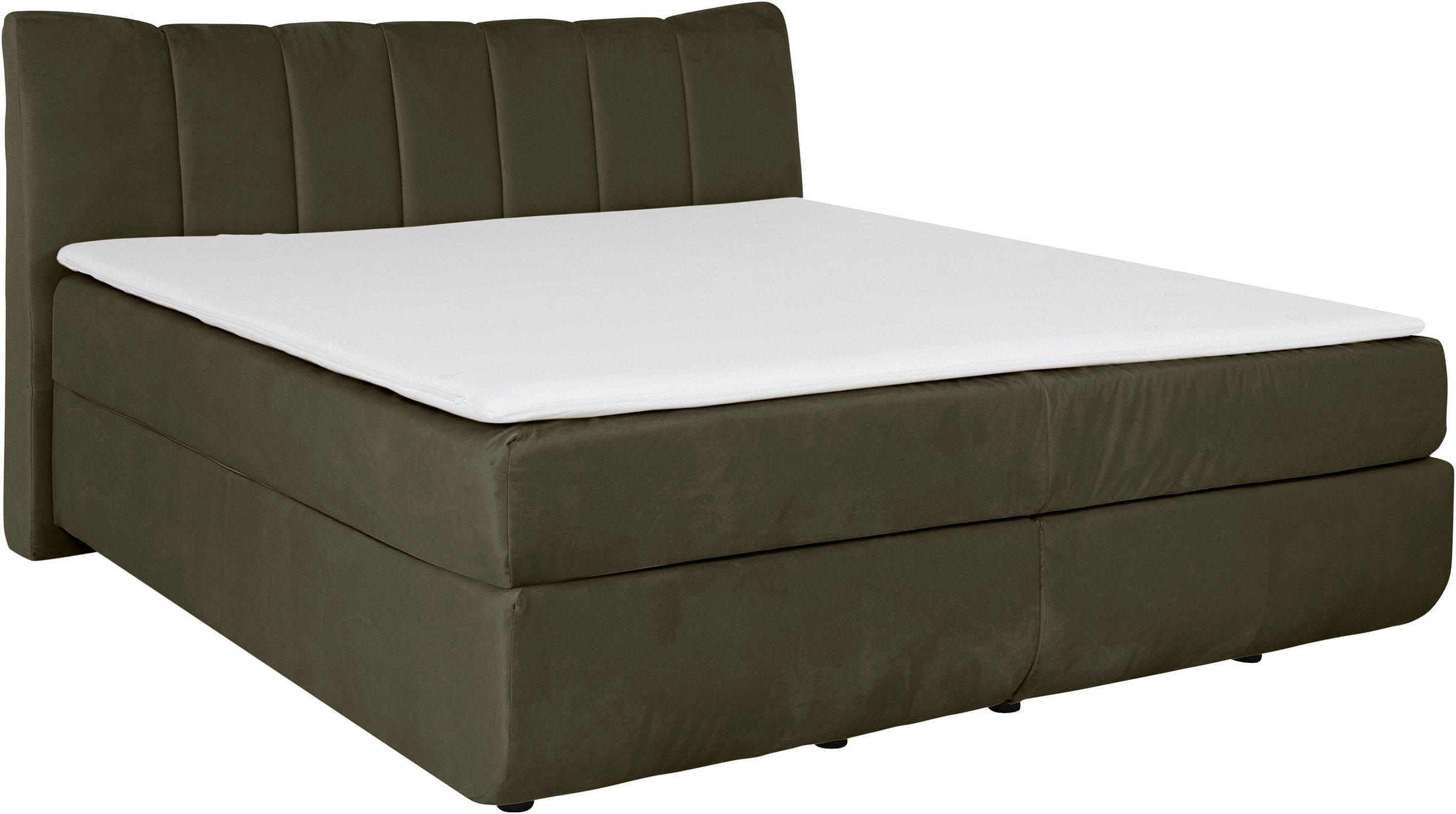 Thumbnail - Home affaire Boxspringbett "Océane" Bodenfrei- wirkt freischwebend, verschiedene Härtegrade (auch H4)