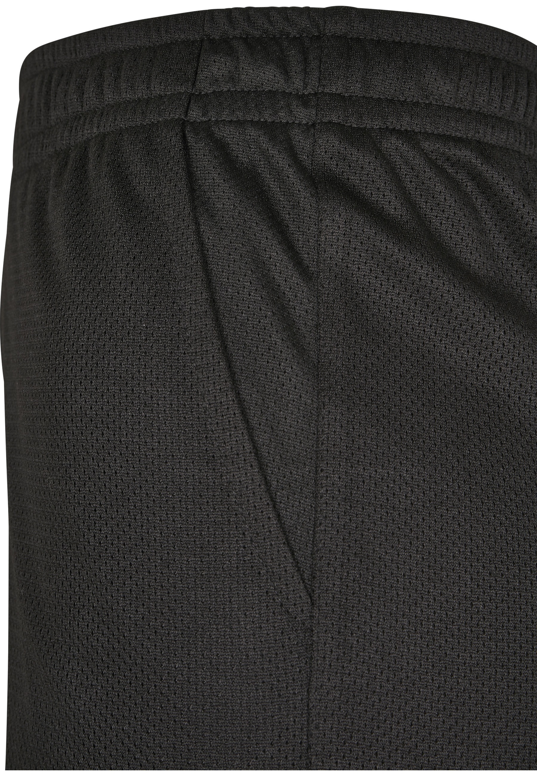 URBAN CLASSICS Stoffhose »Urban Classics Damen Ladies Stripes Mesh Hot Pants«