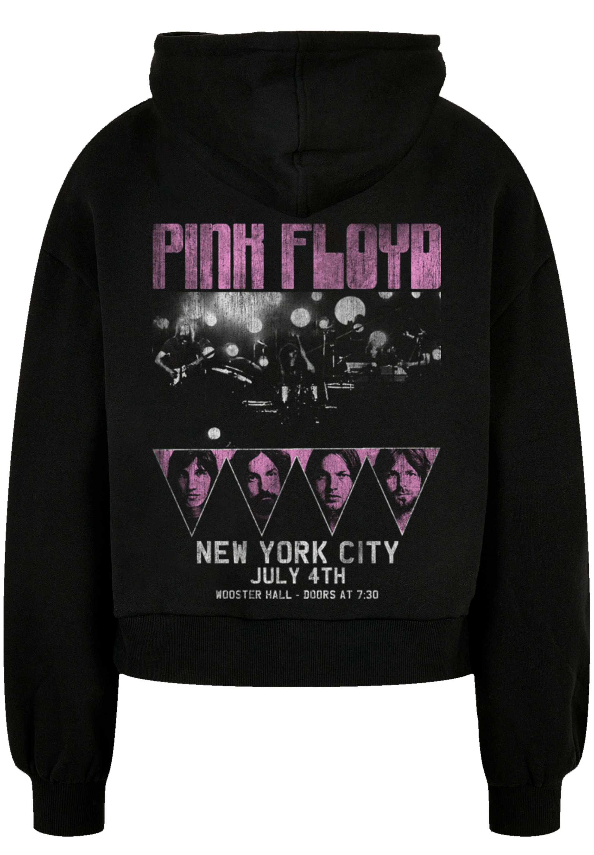 F4NT4STIC Kapuzenpullover »Pink Floyd Tour NYC«, Print
