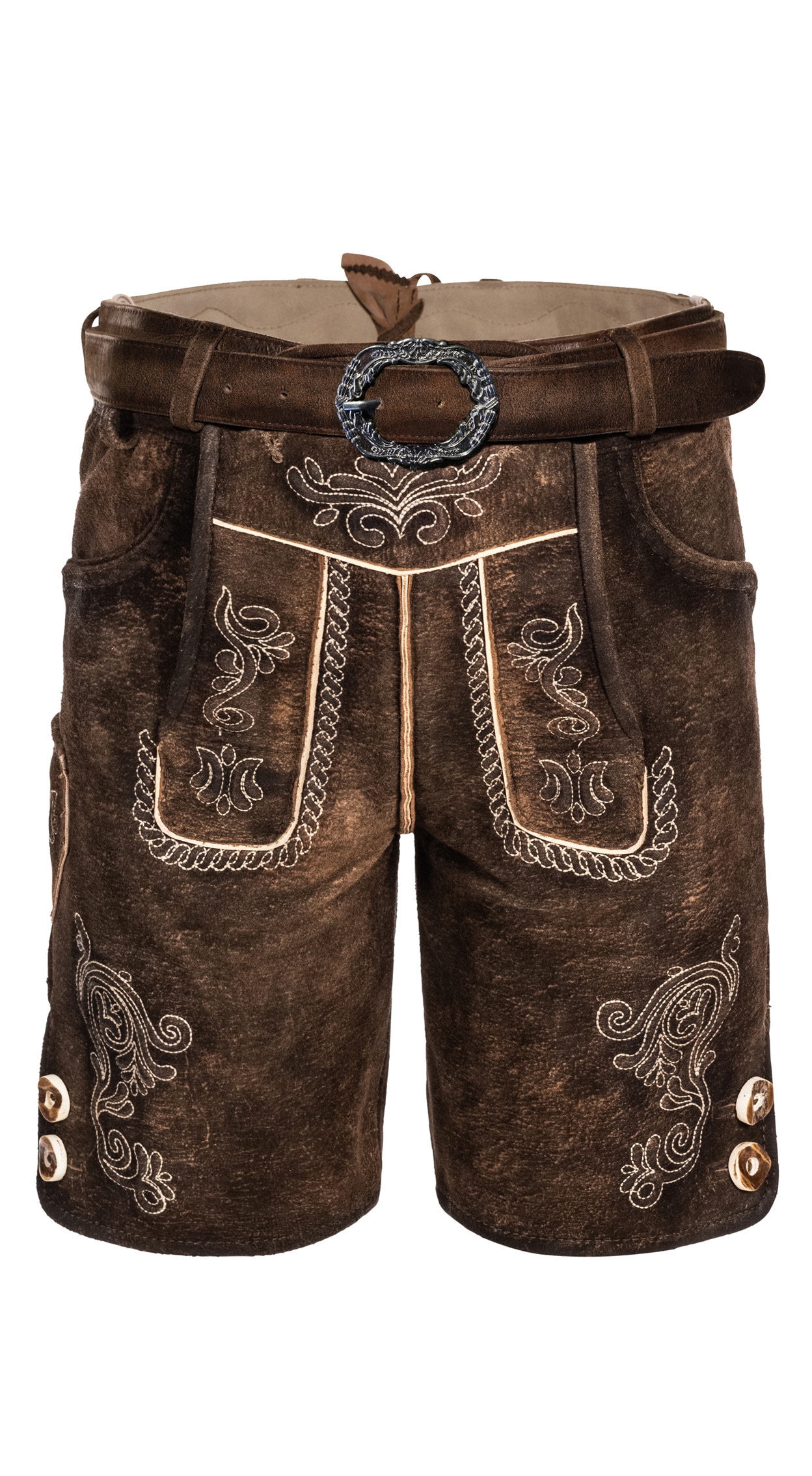 Nübler Trachtenlederhose "Lederhose kurz Adam"