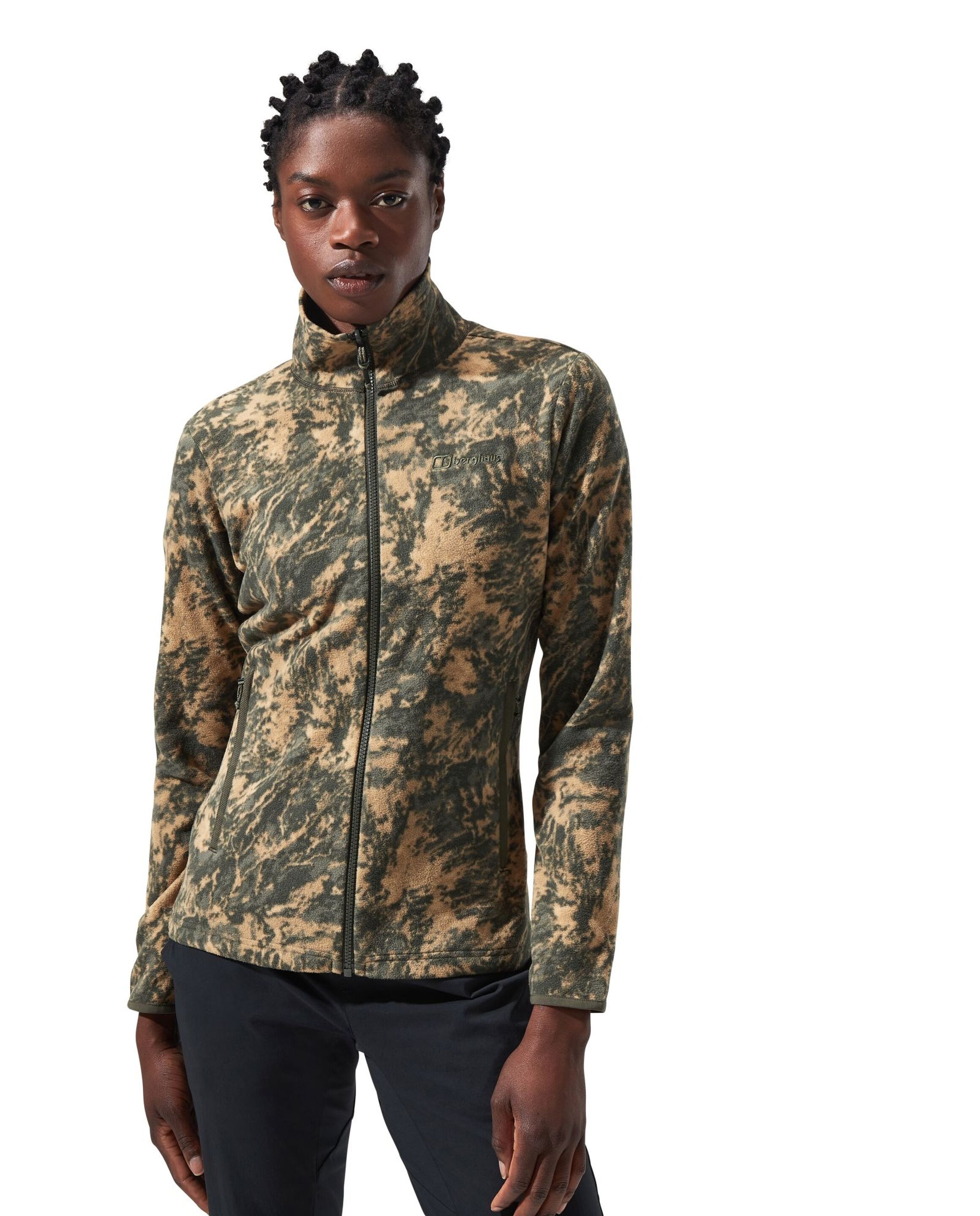 Berghaus Fleecejacke »Berghaus Fleecejacke« mit Kapuze mit schmeichelhafter Passform