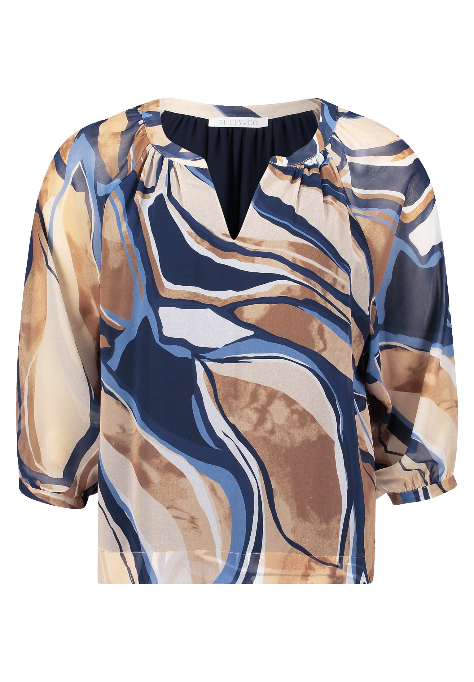 Betty&Co Schlupfbluse "Damen mit Print" günstig online kaufen
