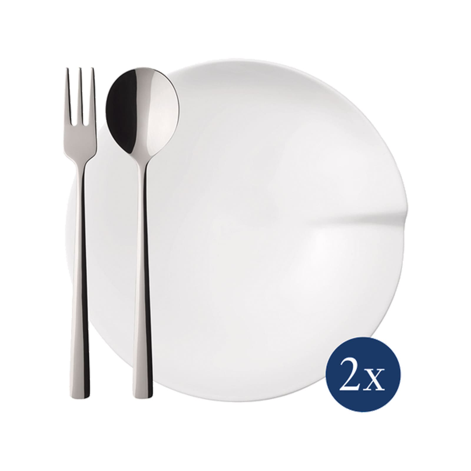 Villeroy & Boch Geschirr-Set "Pasta-Set Pasta Passion 6er Set weiß" Spülmaschinenfest