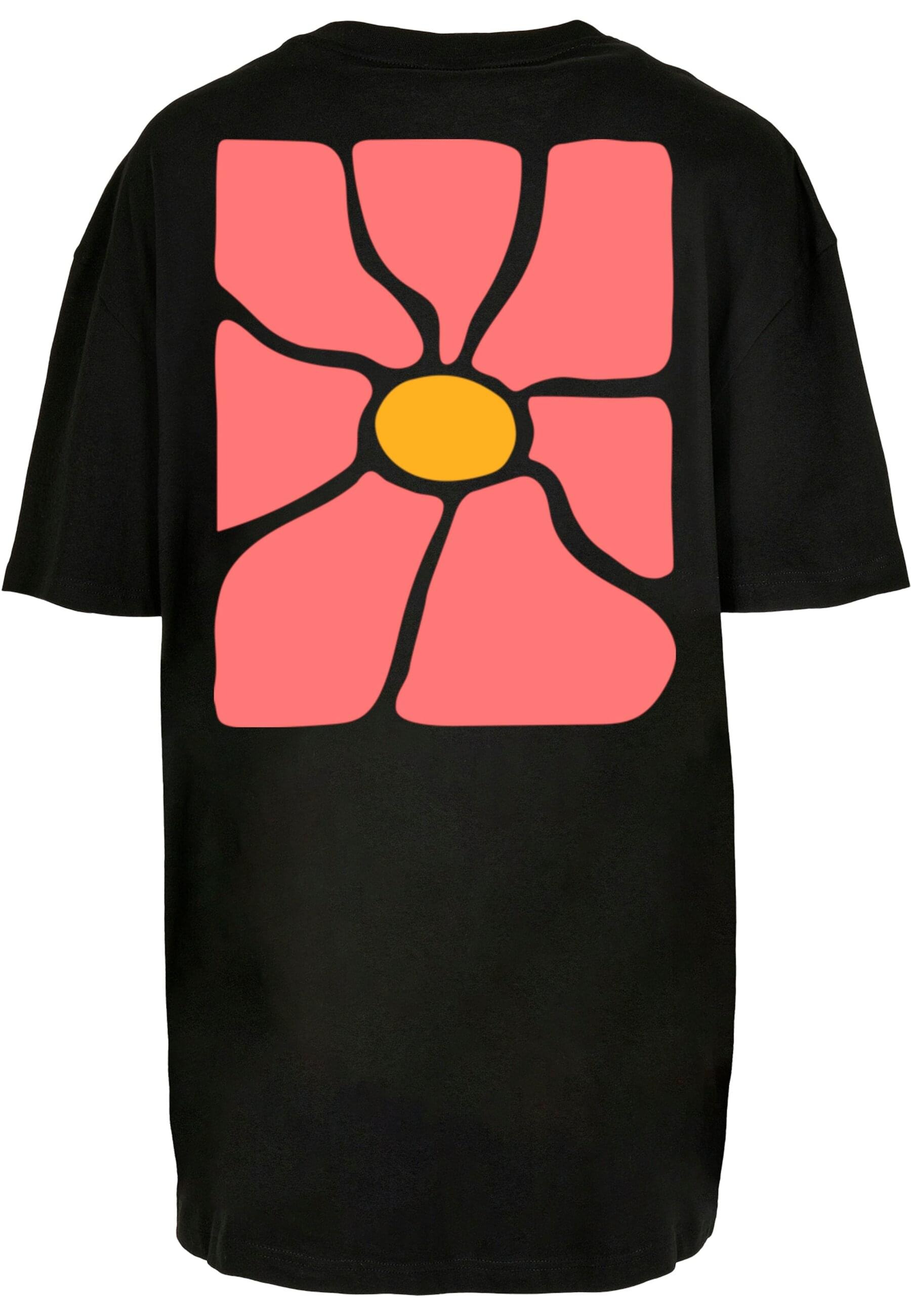 Merchcode T-Shirt "Merchcode Ladies Flower Art Tee" 1 Stk. tlg. günstig online kaufen