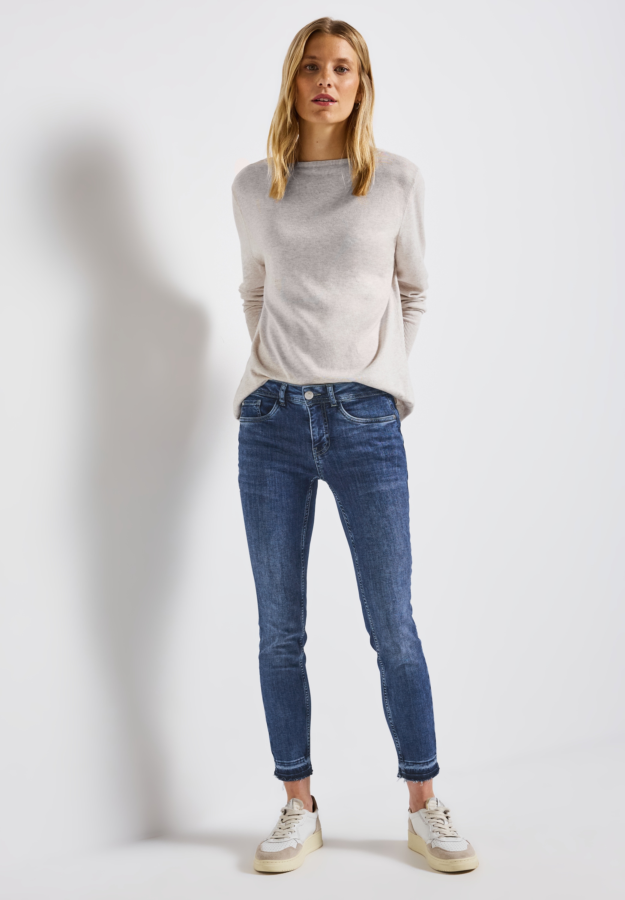 STREET ONE Slim-fit-Jeans, Middle Waist