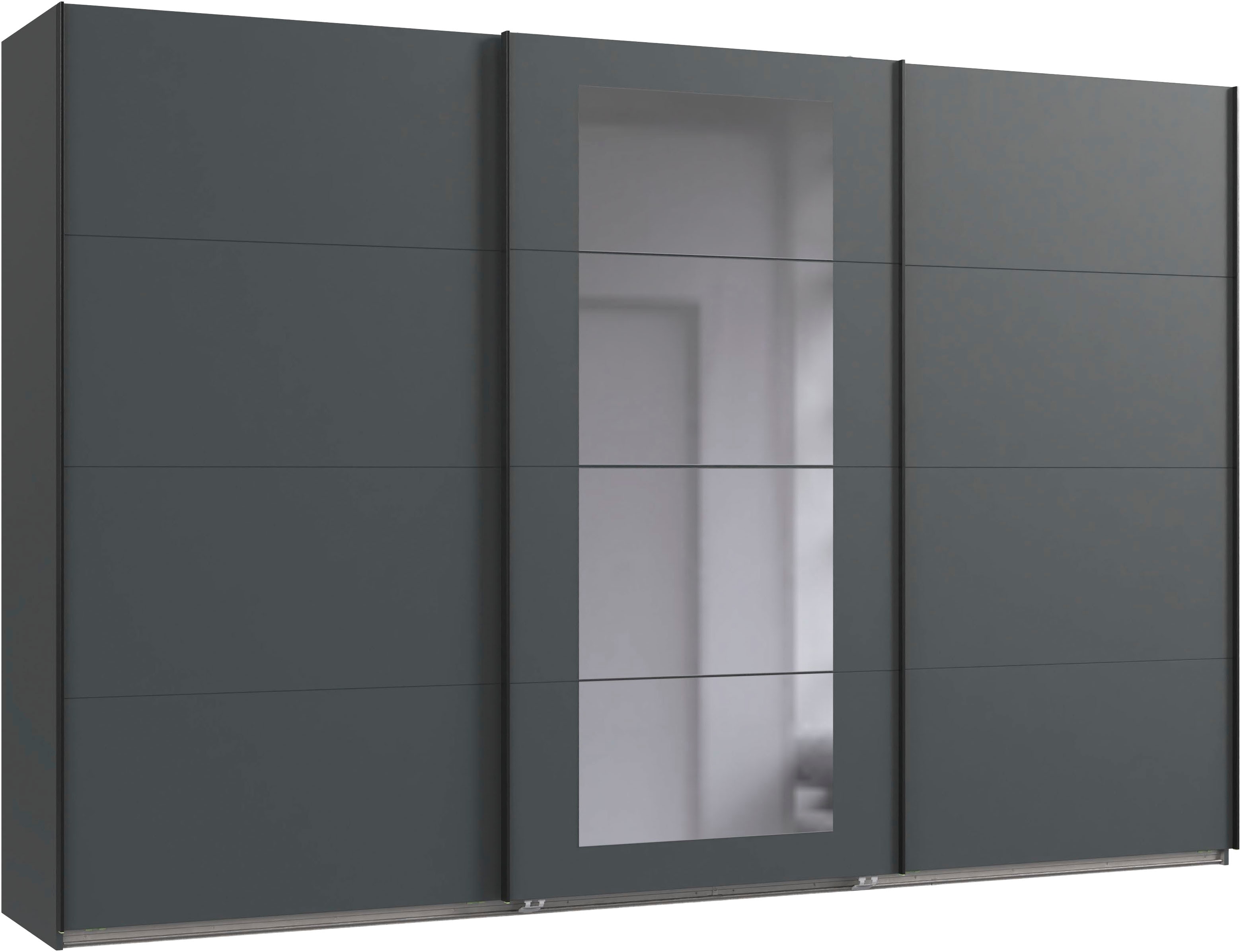 Wimex 1100000002199 "RINTELN mit Spiegel, erhältlich in den Breiten: 225cm, 270cm & 313cm" 3-türiger Schrank in verschiedenen Farben erhältlich