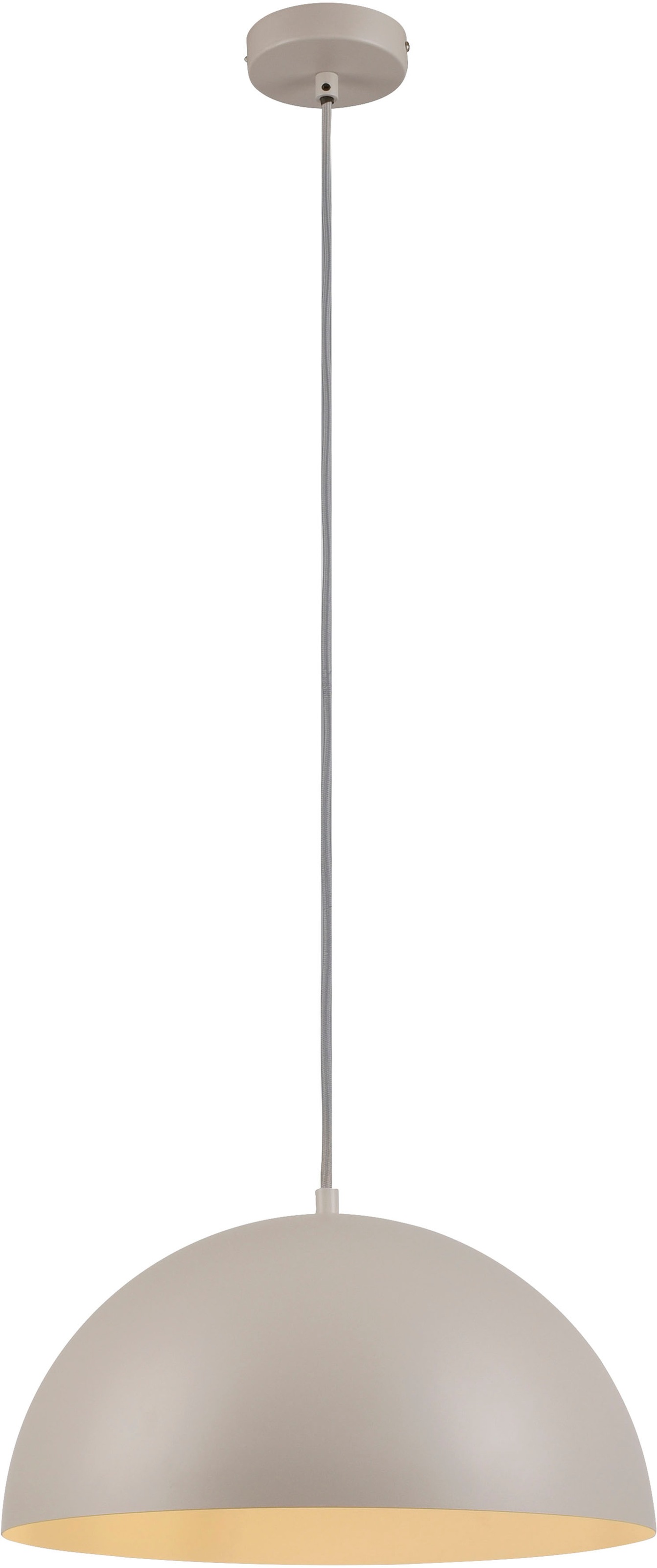 LED Pendelleuchte "ALI", sandbrise, 1, Ø 38cm H: 120cm, 1 Stk., SCHÖNER WOHNEN-KOLLEKTION, Leuchten, SCHÖNER WOHNEN Kollektion, Downlight, LED Pendelleuchte