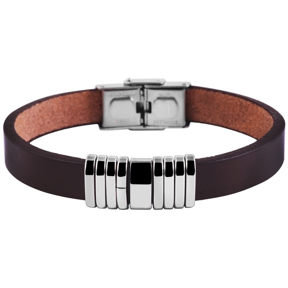 Adelia´s Armband »Armband aus Leder 21 cm« Ein stilvolles Geschenk für besondere Momente