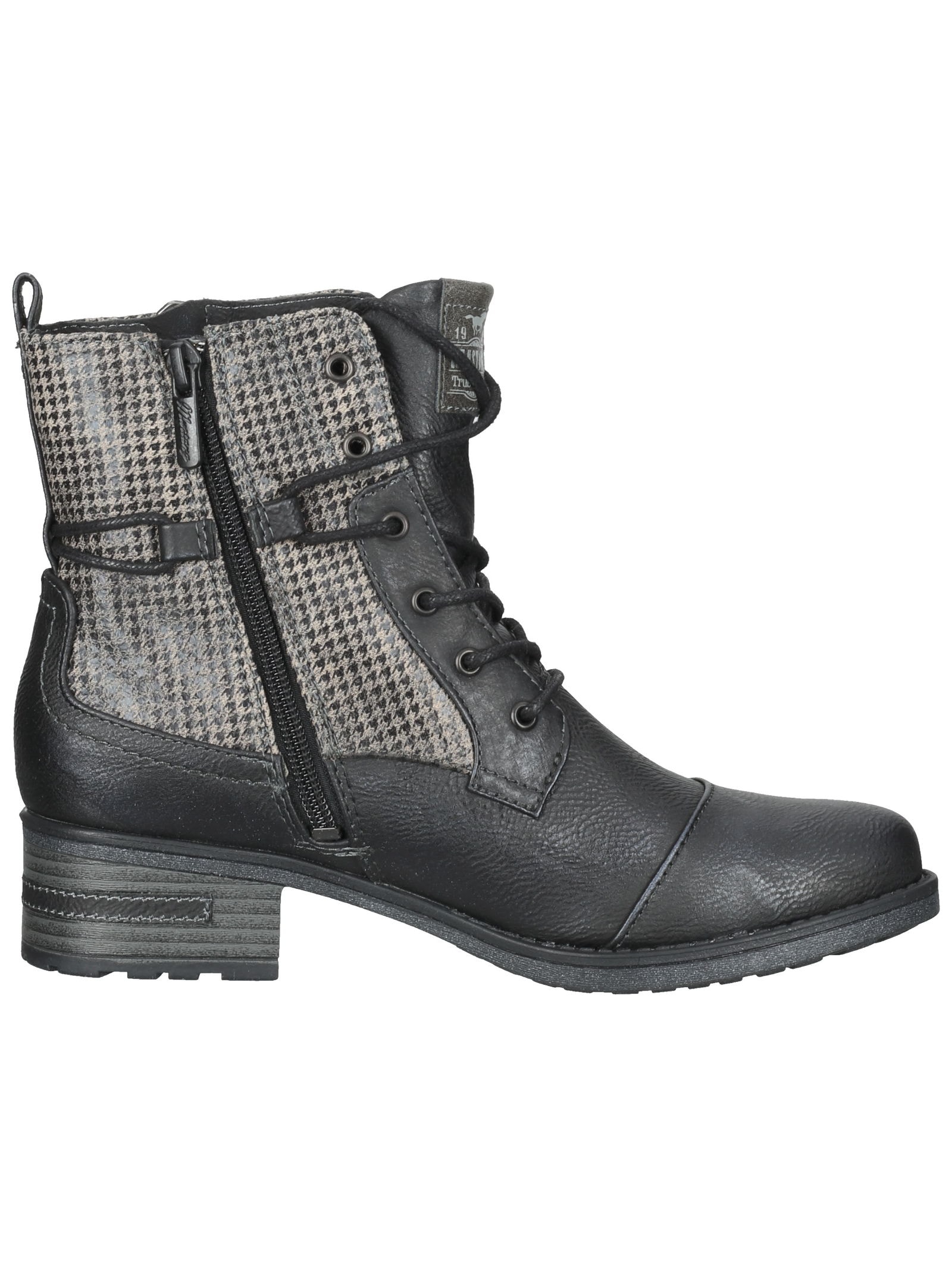 Mustang Shoes Schnürstiefelette »Mustang Shoes Stiefelette Lederimitat«