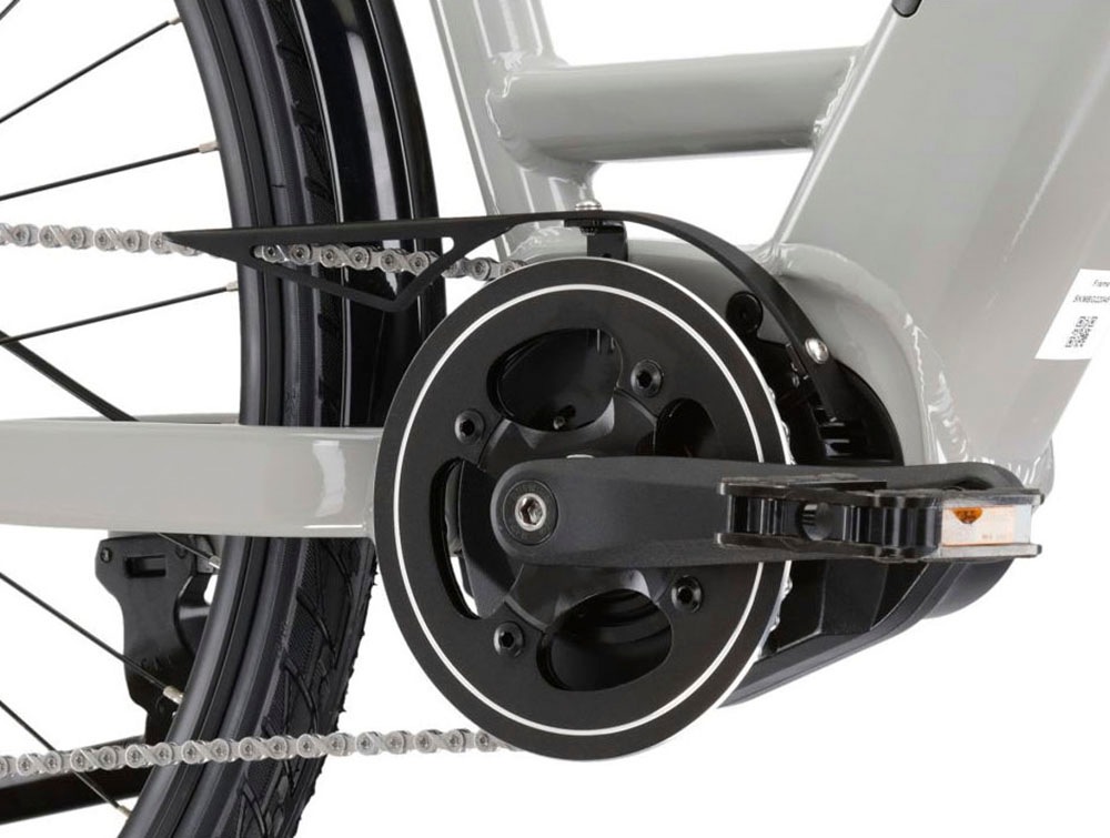Kross E-Bike »E-Trekkingrad Trans Hybrid LS 2.0 28 Zoll grau«, 8 Gang, Shimano, ALTUS M310, Mittelmotor 250 W, Pedelec, Elektrofahrrad für Damen und Herren