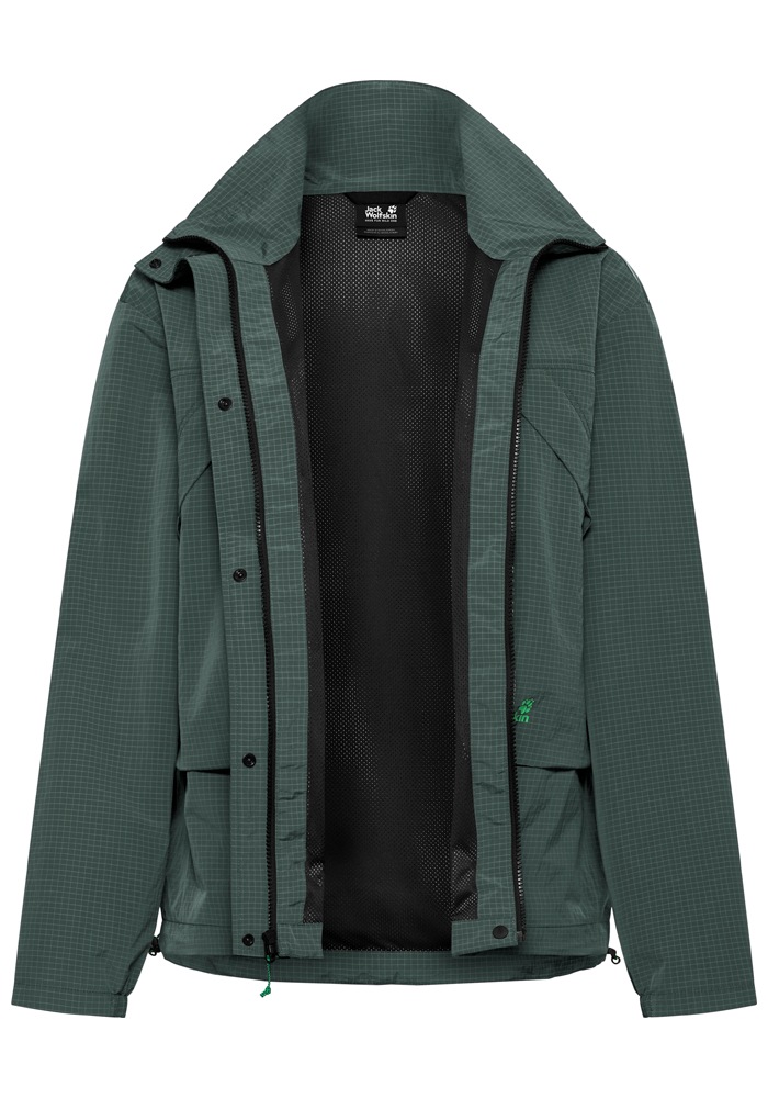 Jack Wolfskin Funktionsjacke »FIND THE WILD JKT W« winddicht, atmungsaktiv, Übergangsjacke, hoher Stehkragen