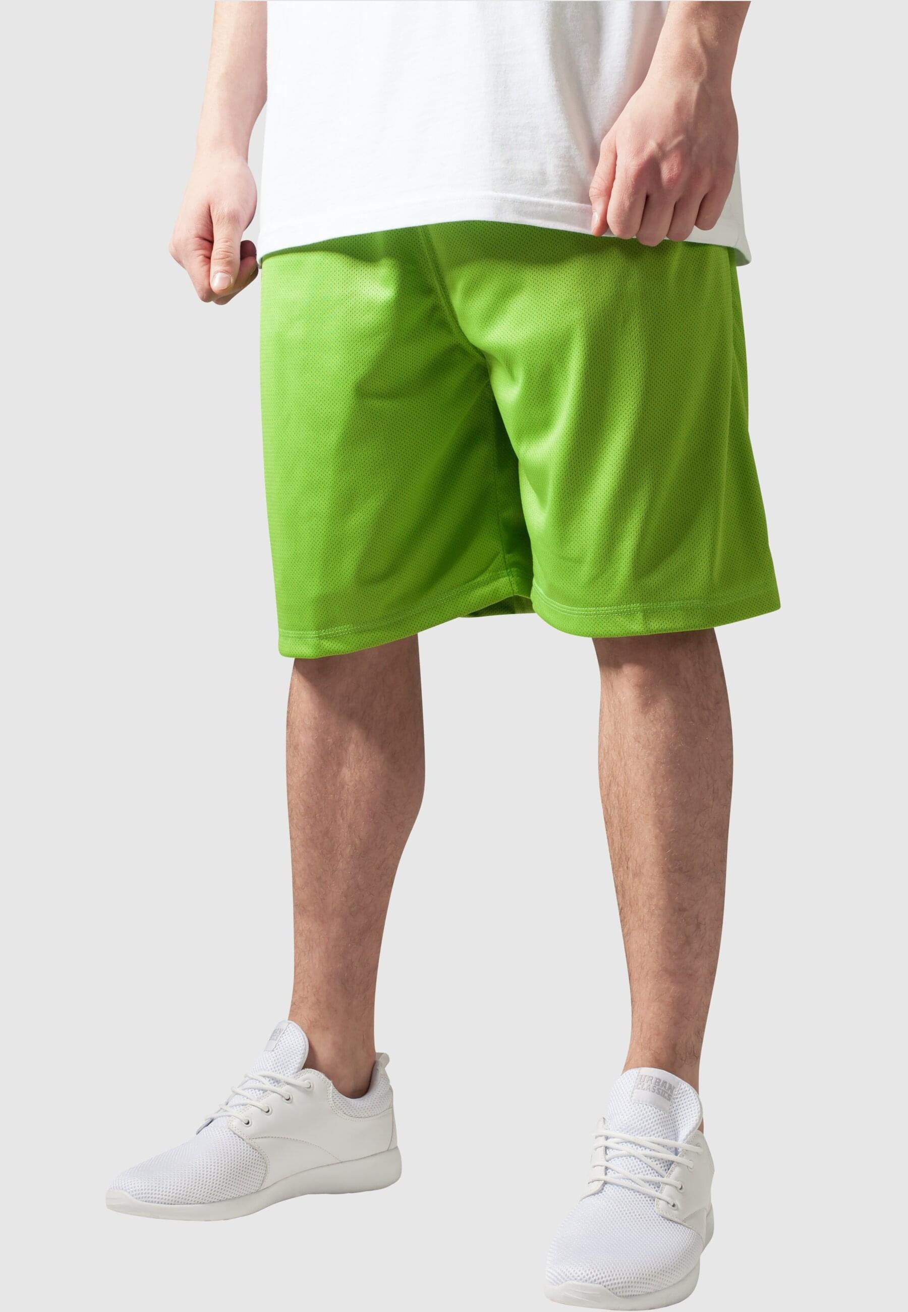 URBAN CLASSICS Stoffhose »Urban Classics Herren Bball Mesh Shorts«, (1 tlg.)