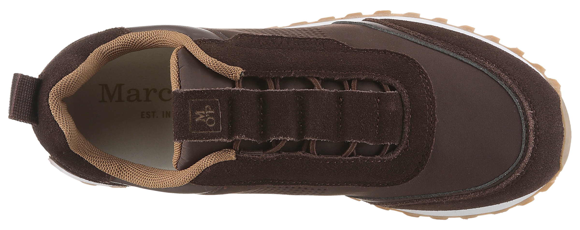 Marc O'Polo Slip-On Sneaker »BJORNA«, Halbschuh, Freizeitsneaker, Profilsohle, mit Memory Foam-Ausstattung