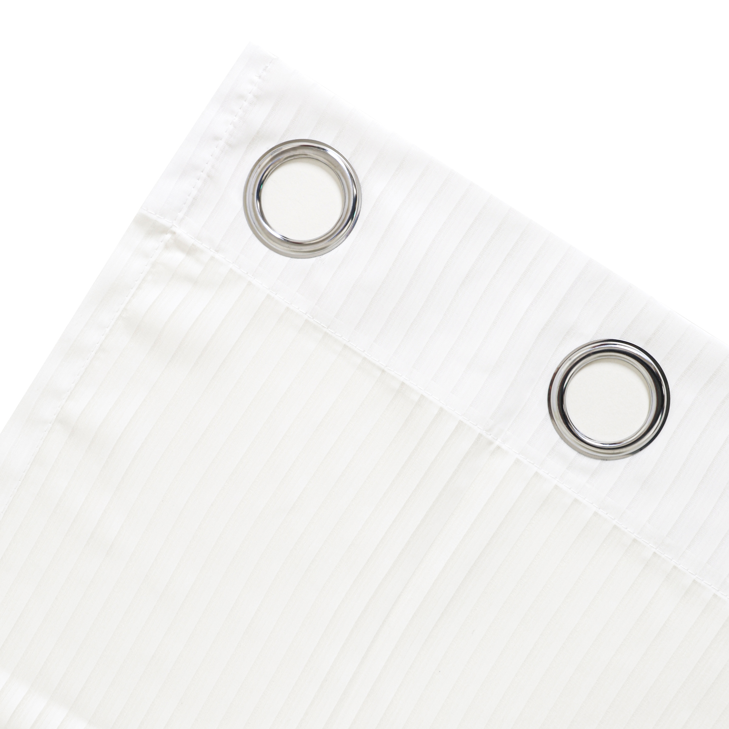 OTTO home Gardine »Fritty« Ösen 2 Stk. tlg. Ösen,  transparent, Pflegeleicht, elegante Längststreifen