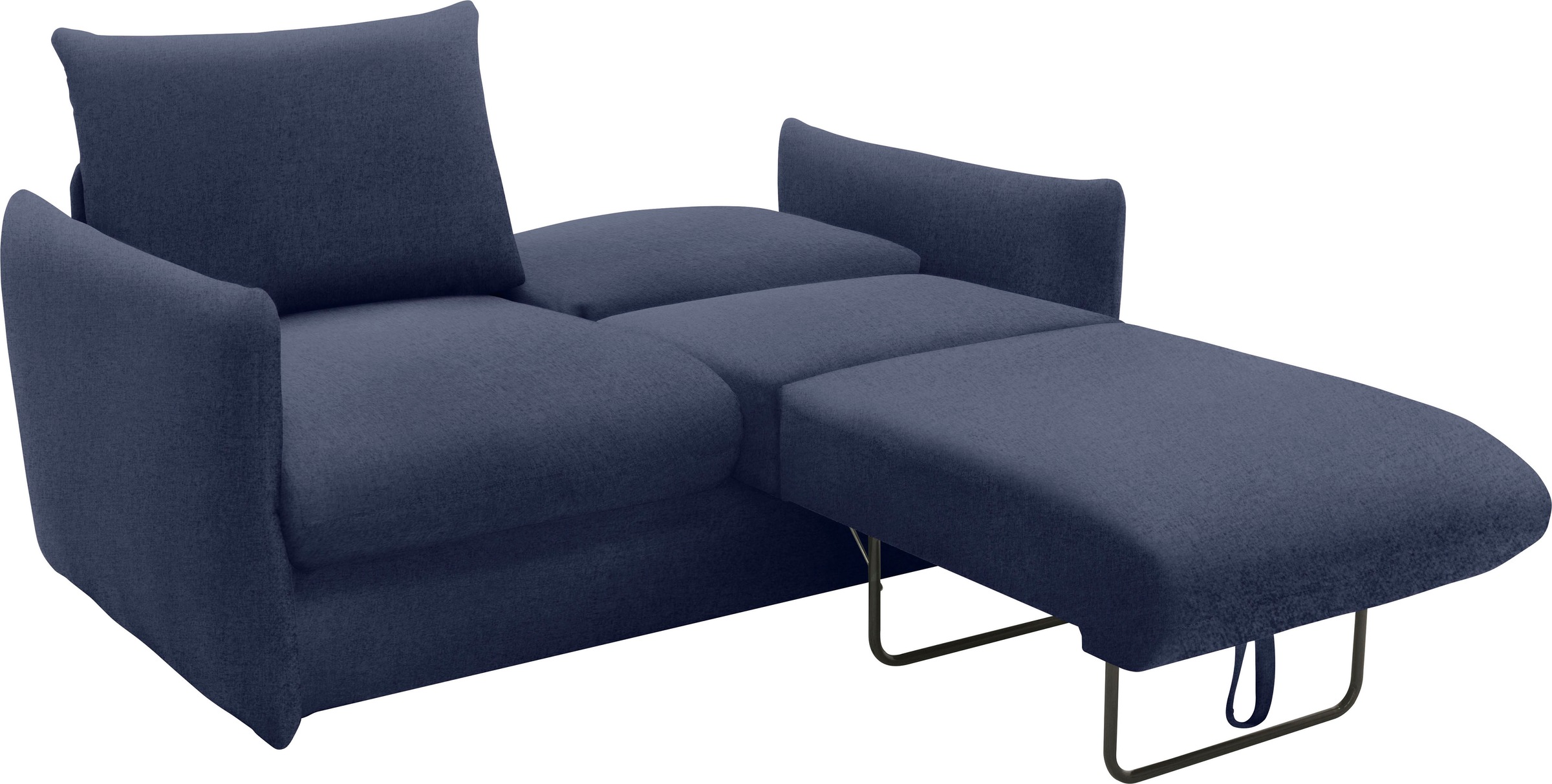 DOMO collection Schlafsofa »700023 Schlaffunktion, Federkern, 2-Sitzer, stabile Liegefläche«, Sitzflächen einzeln ausklappbar zum Schlafen, Relaxen und Entspannen