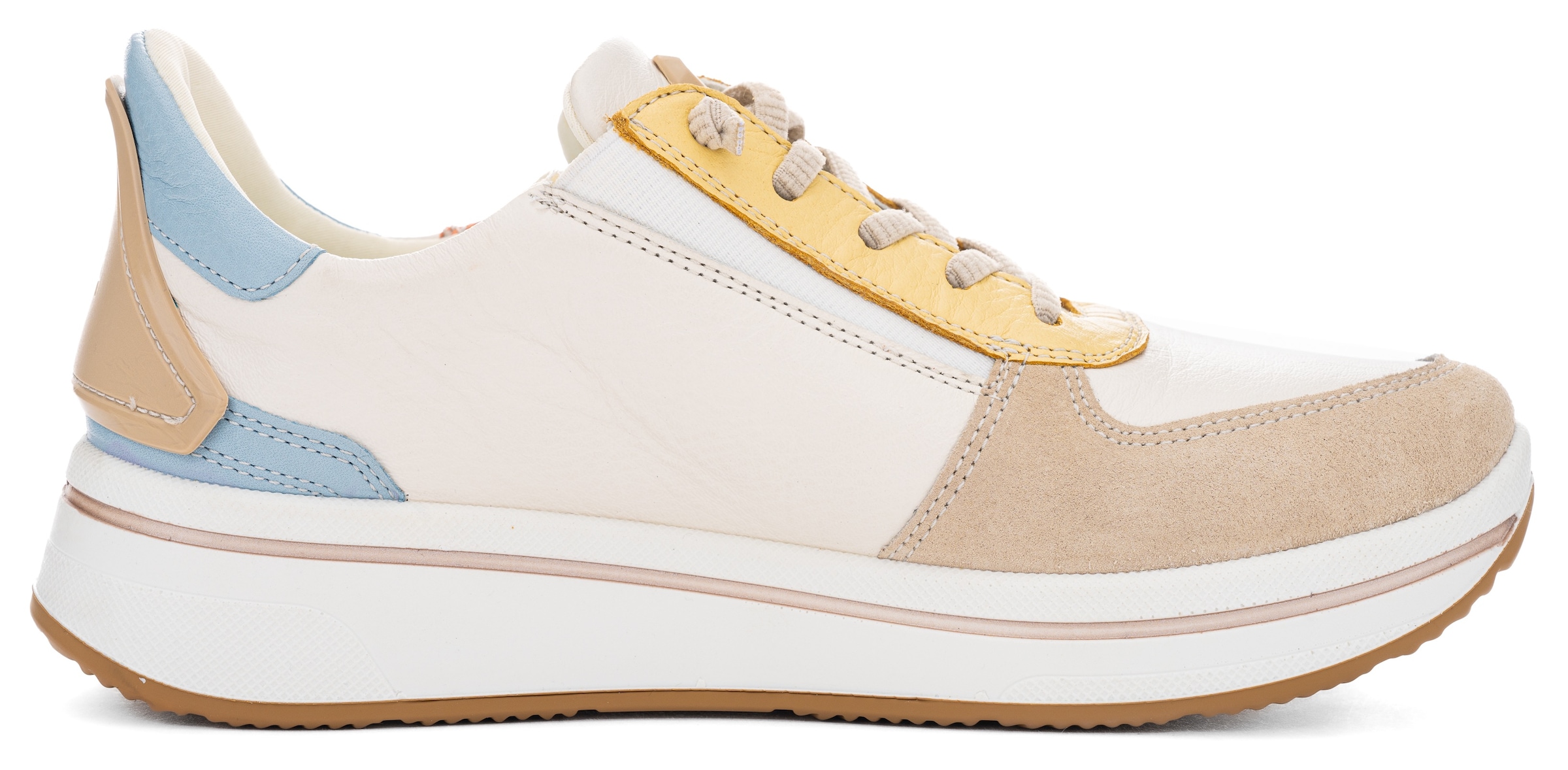 Ara Slip-On Sneaker »SAPPORO«, Freizeitschuh, Schnürschuh mit Frottee-Futter, H-Weite