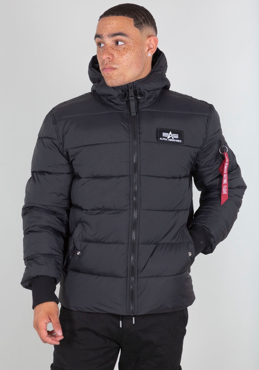 Alpha Industries Steppjacke "Hooded Puffer Alpha FD" mit Kapuze Kunstfaser, günstig online kaufen