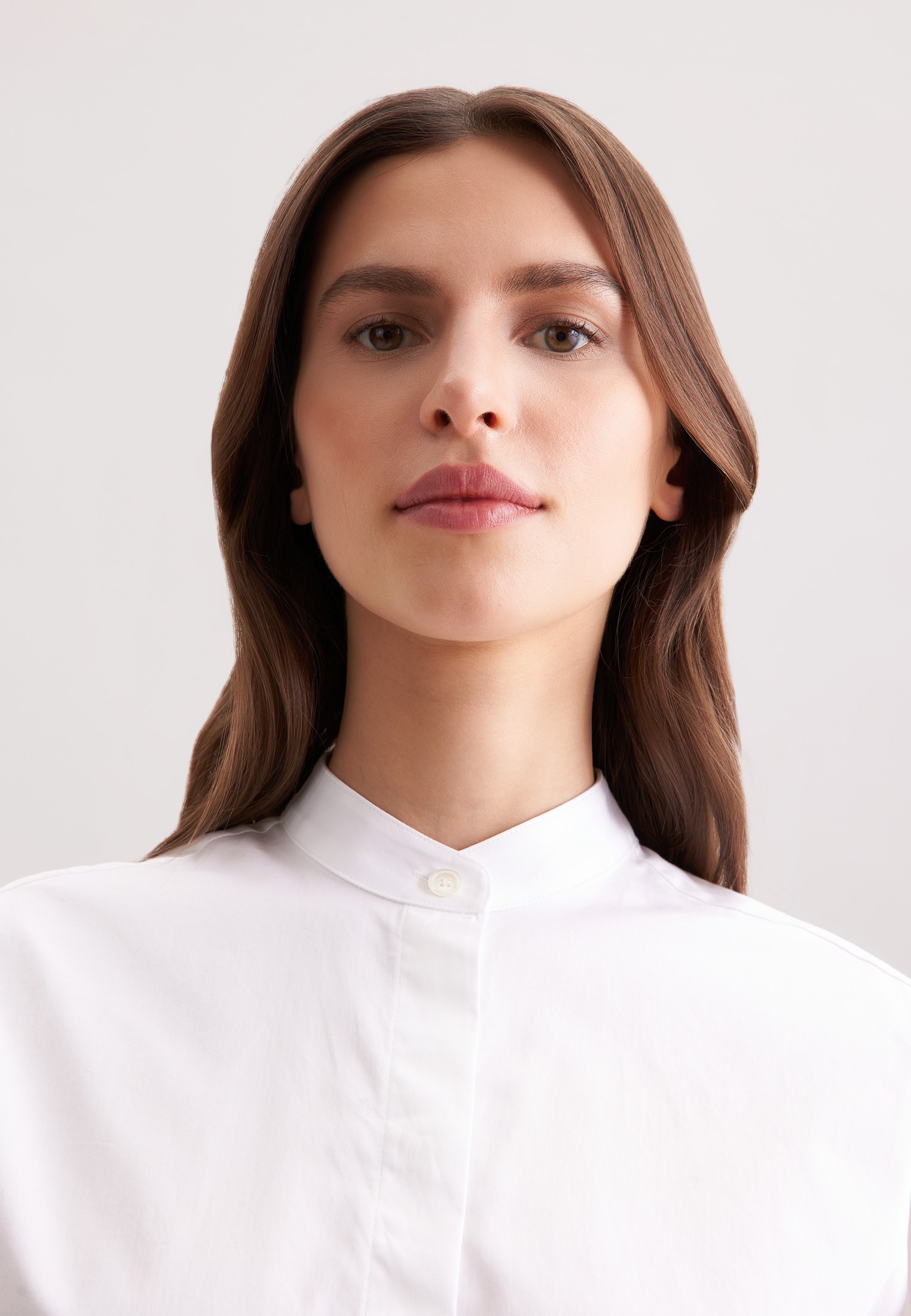 Thumbnail - seidensticker Klassische Bluse "Schwarze Rose" 1/1 Rundhals Uni