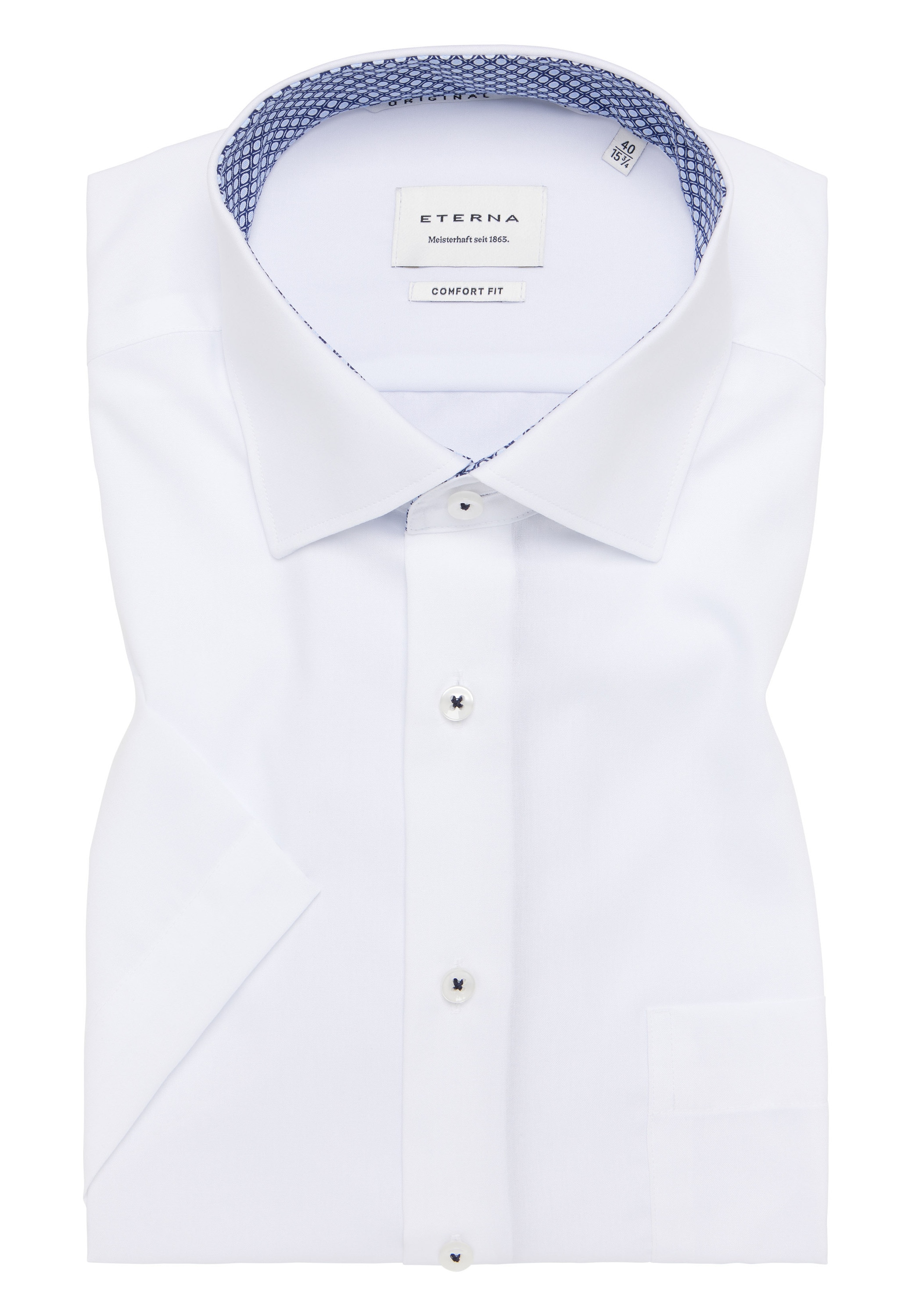 Eterna Kurzarmhemd »COMFORT FIT«, NON IRON (bügelfrei)