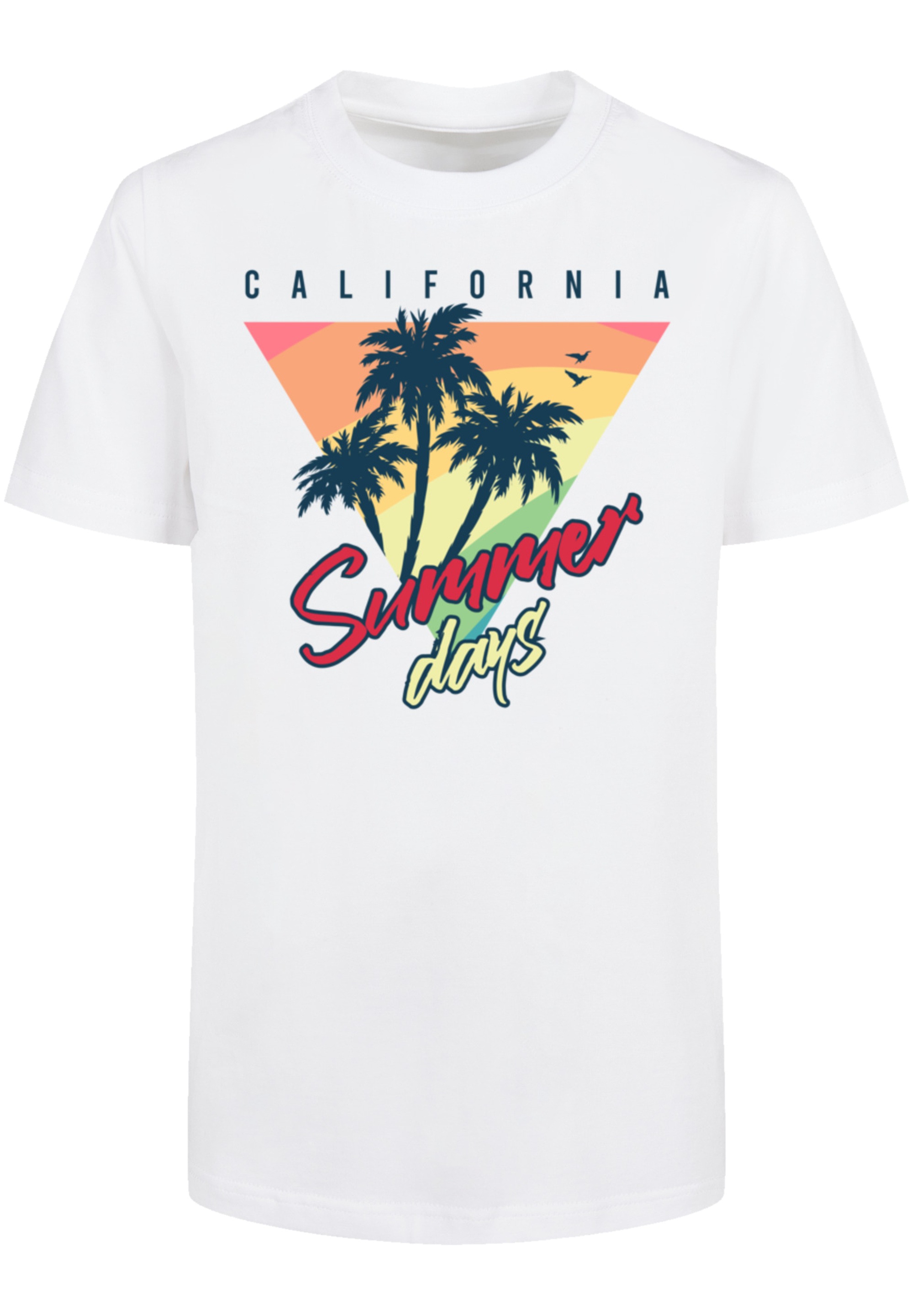F4NT4STIC T-Shirt »California Summer Days Palm«, Premium Qualität