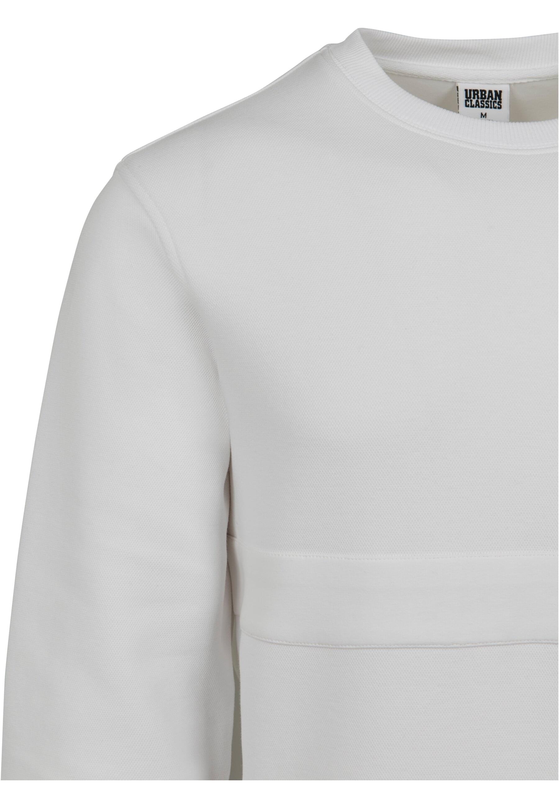 URBAN CLASSICS Rundhalspullover »Urban Classics Herren Heavy Pique Crew«, (1 tlg.)