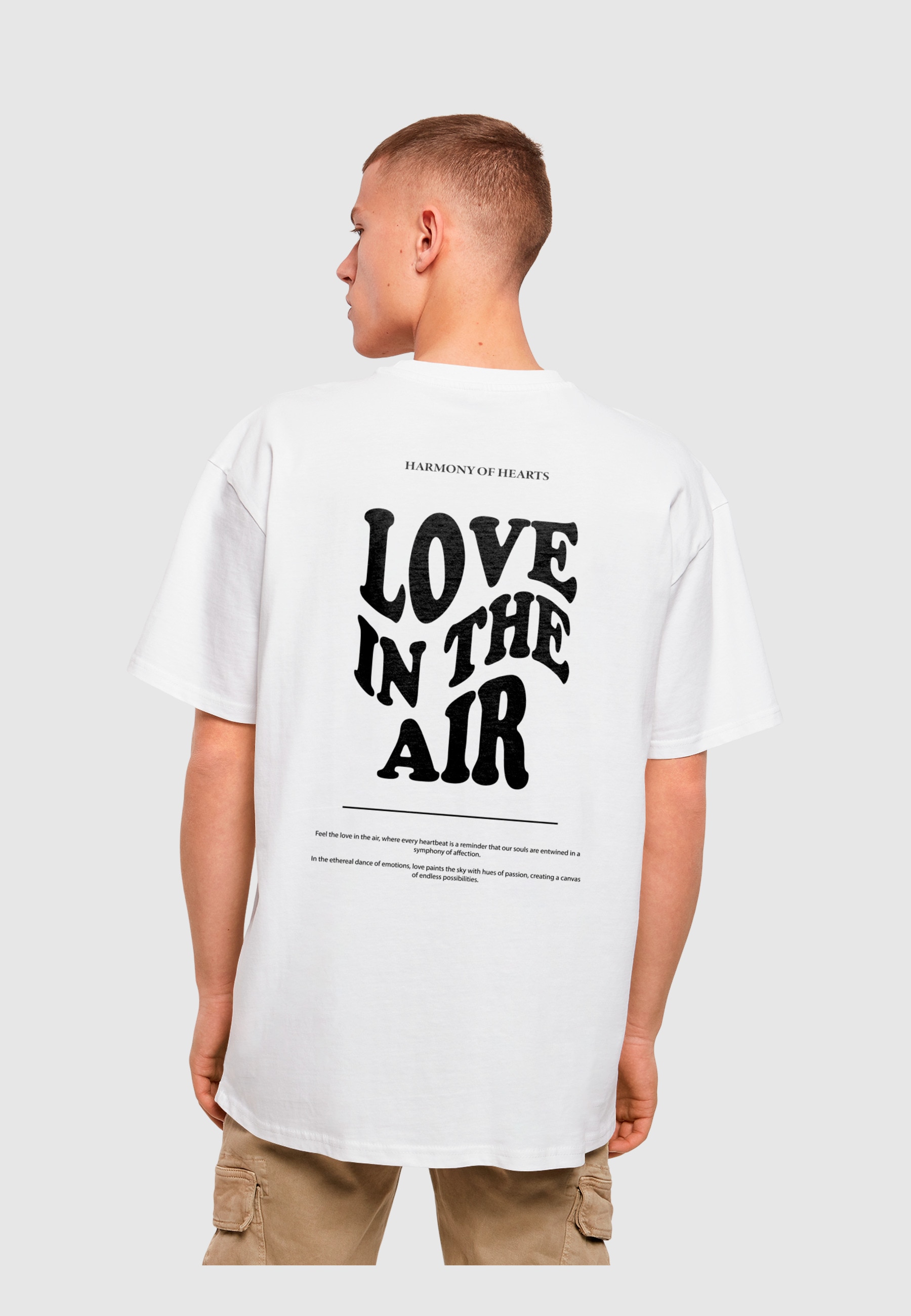 Merchcode T-Shirt »Merchcode Herren Love In The Air Heavy Oversize Tee« 1