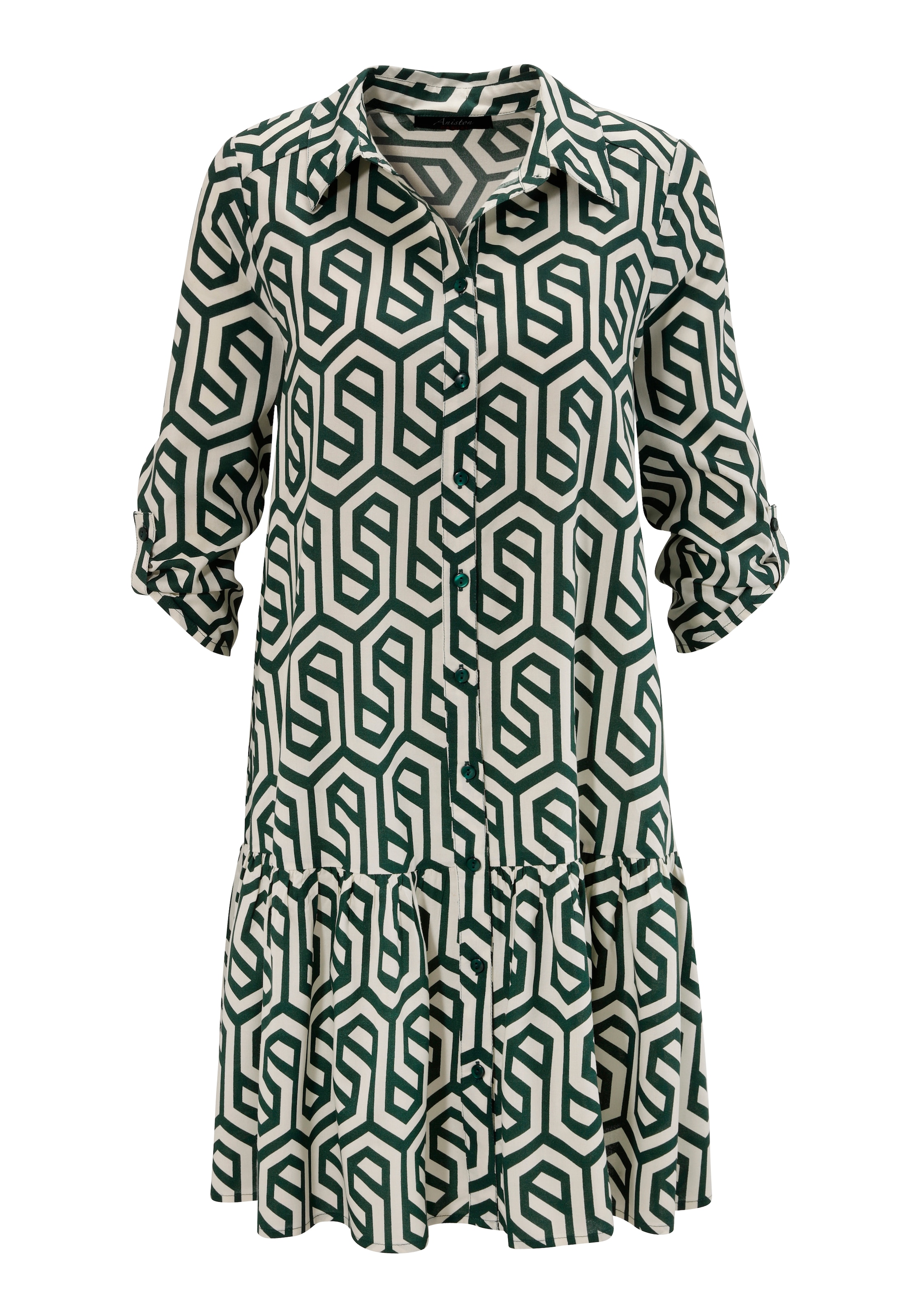 Aniston CASUAL Blusenkleid, mit grafischem Druck