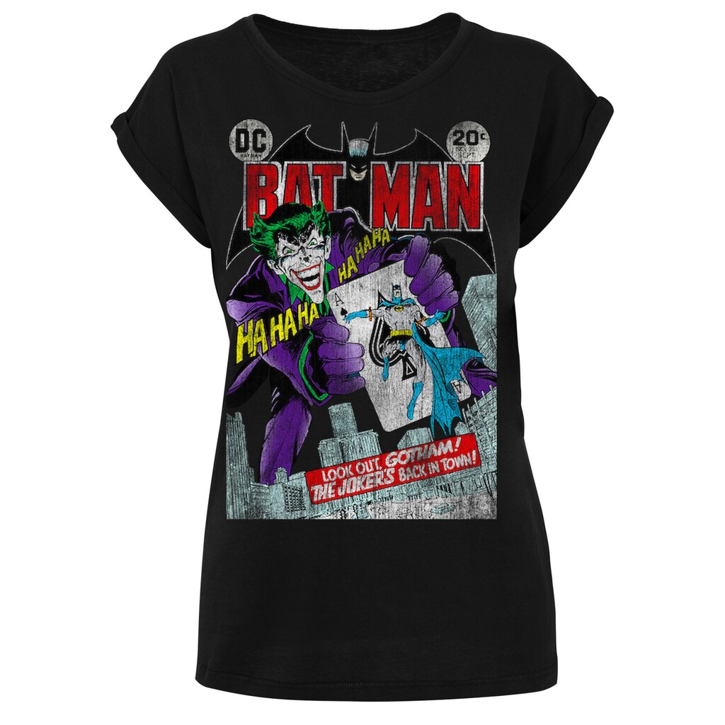 F4NT4STIC T-Shirt »DC Comics Batman Joker Playing Card Cover«