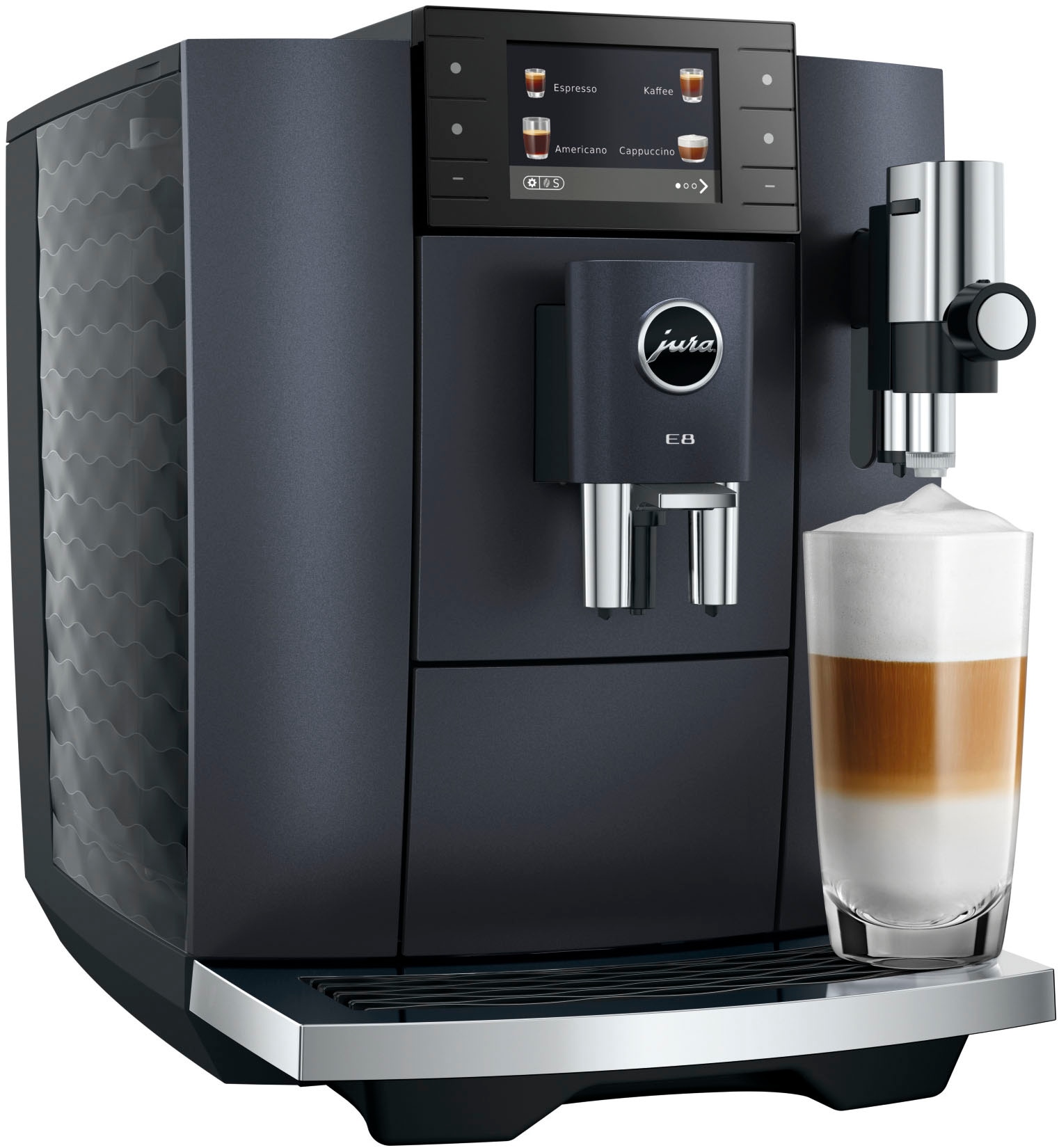 JURA Kaffeevollautomat »15749 E8 Cosmic Black (ED)«