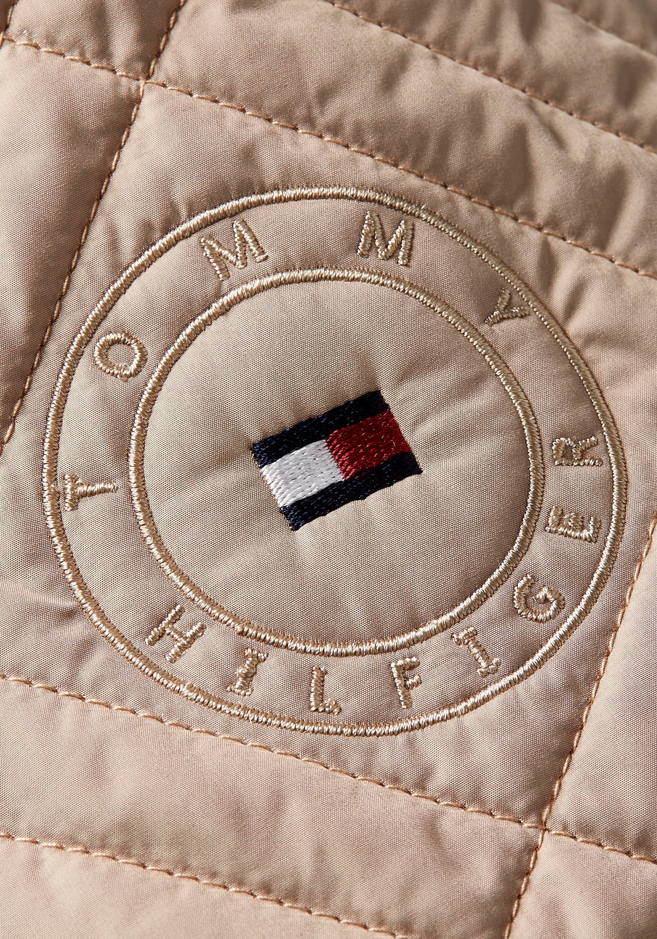 Tommy Hilfiger Steppjacke, mit Kapuze, mit Markenlabel