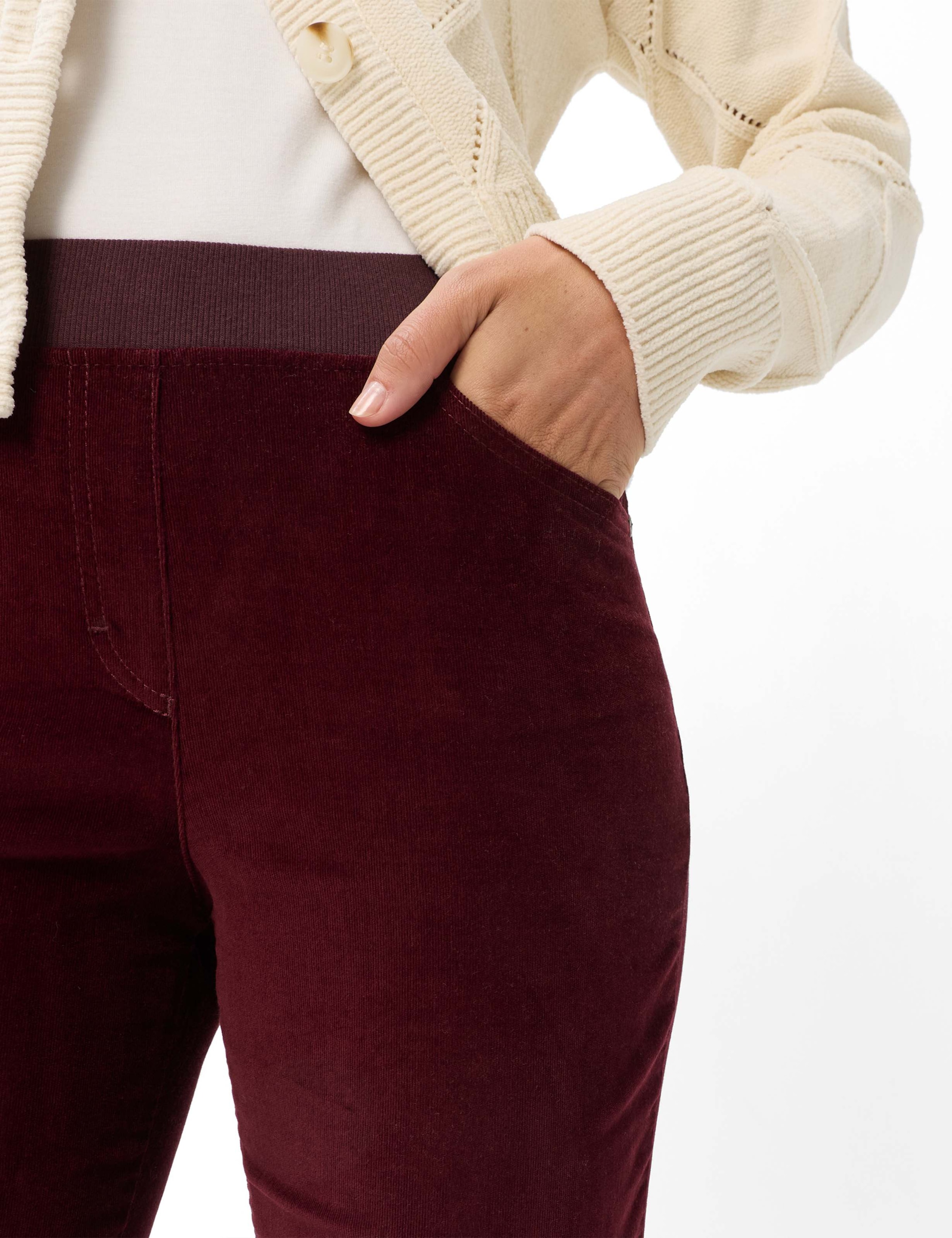 RAPHAELA by BRAX 5-Pocket-Hose »Style PAMINA«  Cord: Schlupfhose im Slim Fit